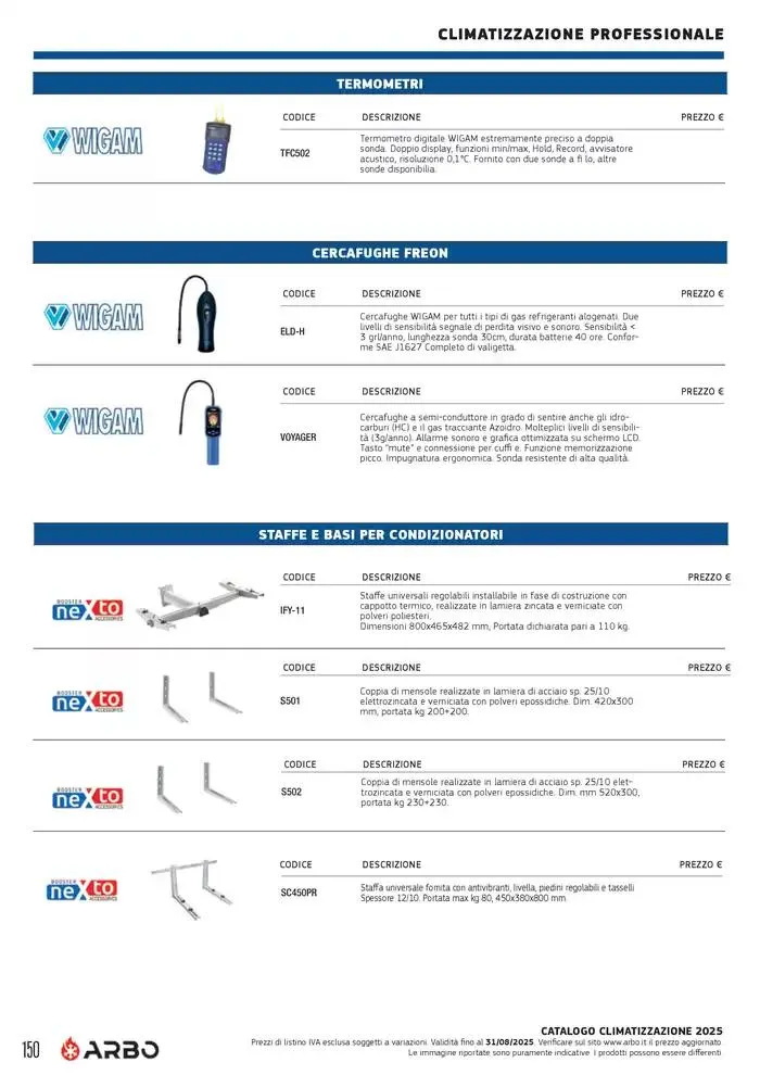 Catalogo Climatizzazione 2025 da 1 gennaio a 31 dicembre di 2025 - Pagina del volantino 140