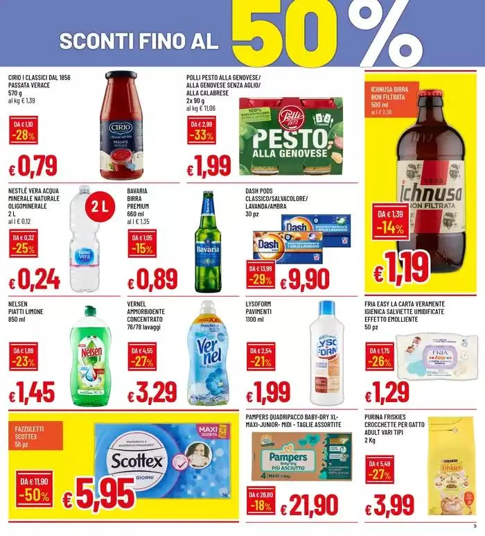 Sconti fino al 50% da 24 aprile a 4 maggio di 2025 - Pagina del volantino 3