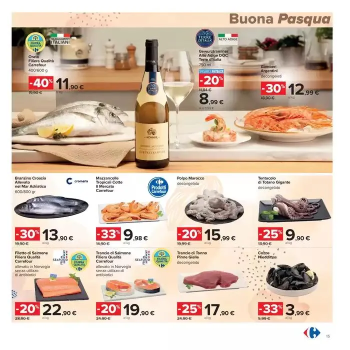 Sconti di pasqua da 8 aprile a 21 aprile di 2025 - Pagina del volantino 15
