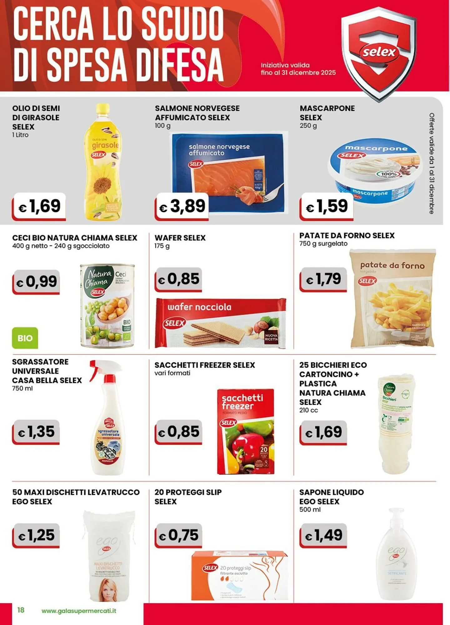 Volantino Gala Supermercati da 17 dicembre a 31 dicembre di 2025 - Pagina del volantino 18