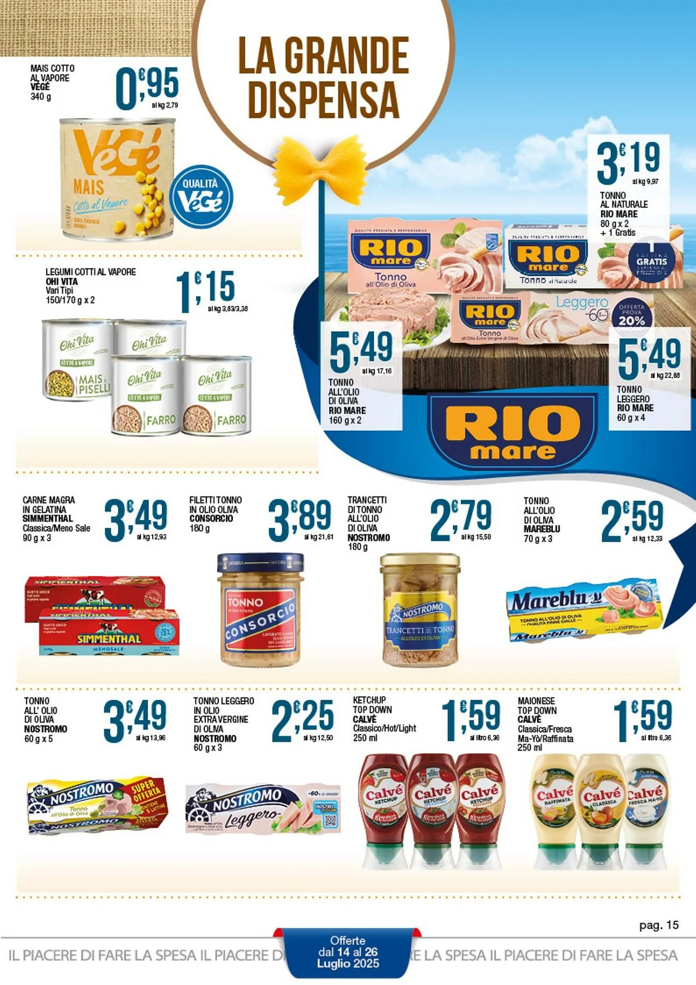 Volantino Maxi Sidis da 14 luglio a 26 luglio di 2025 - Pagina del volantino 15