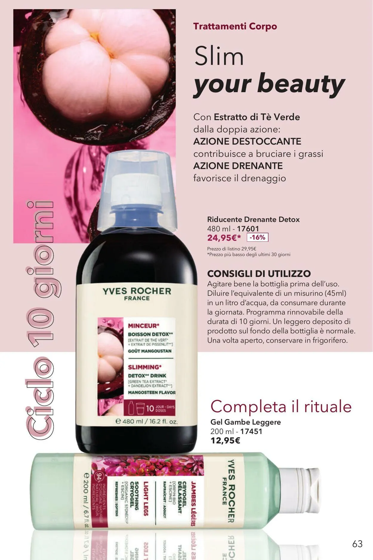 Yves Rocher Volantino attuale da 13 maggio a 29 maggio di 2025 - Pagina del volantino 63