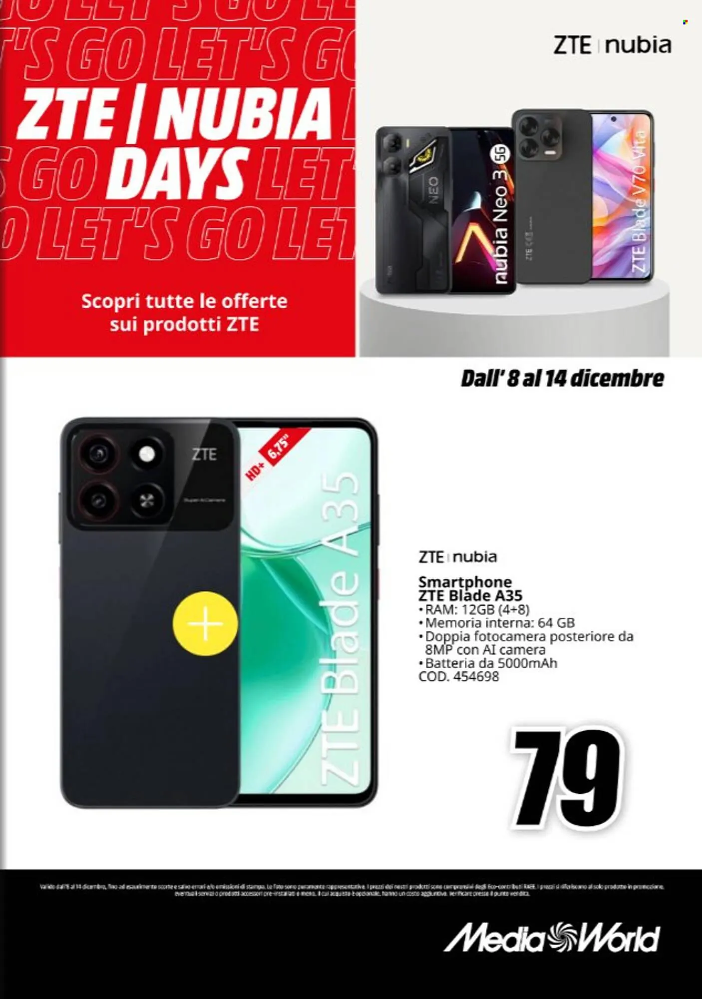 Volantino MediaWorld da 8 dicembre a 14 dicembre di 2025 - Pagina del volantino 1