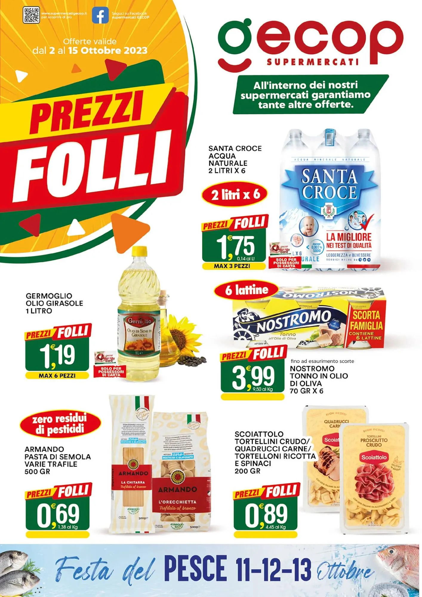 Volantino Gecop da 2 ottobre a 15 ottobre di 2023 - Pagina del volantino 1