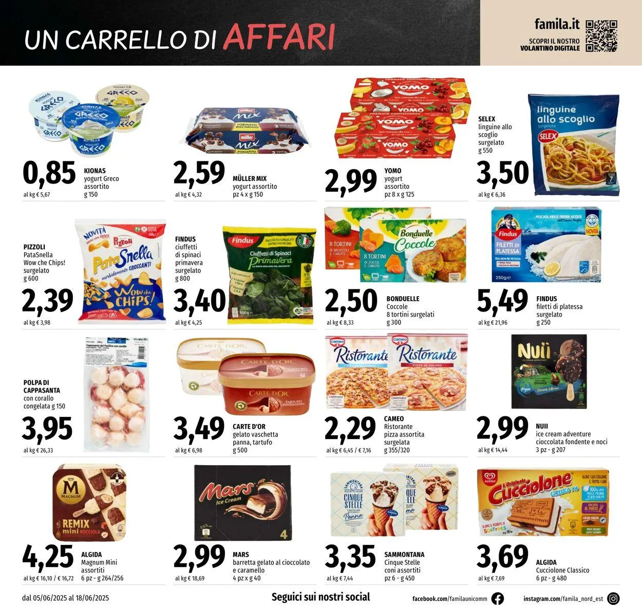 Famila Volantino attuale da 5 giugno a 18 giugno di 2025 - Pagina del volantino 12