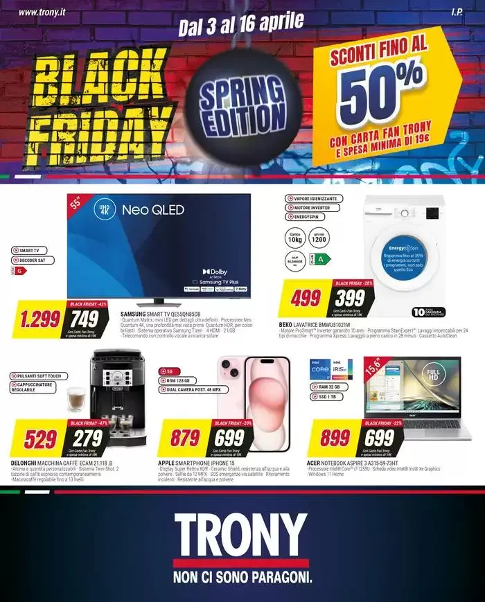 Sconti fino al 50% da 3 aprile a 16 aprile di 2025 - Pagina del volantino 1