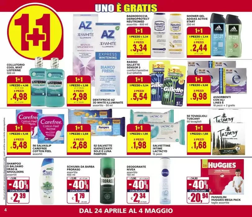 1+1 Uno è Gratis da 24 aprile a 4 maggio di 2025 - Pagina del volantino 4