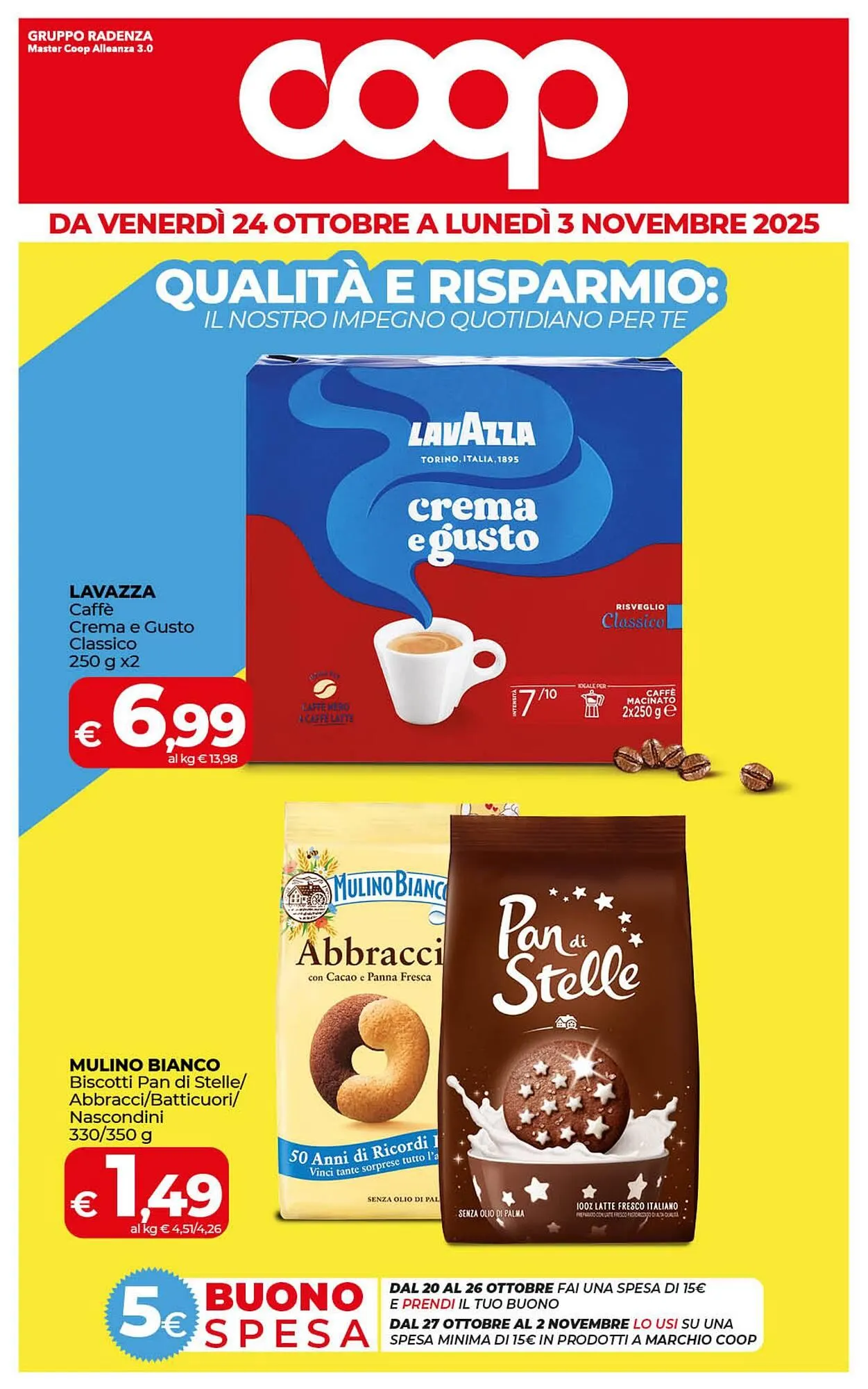 Volantino Coop Radenza da 24 ottobre a 3 novembre di 2025 - Pagina del volantino 1