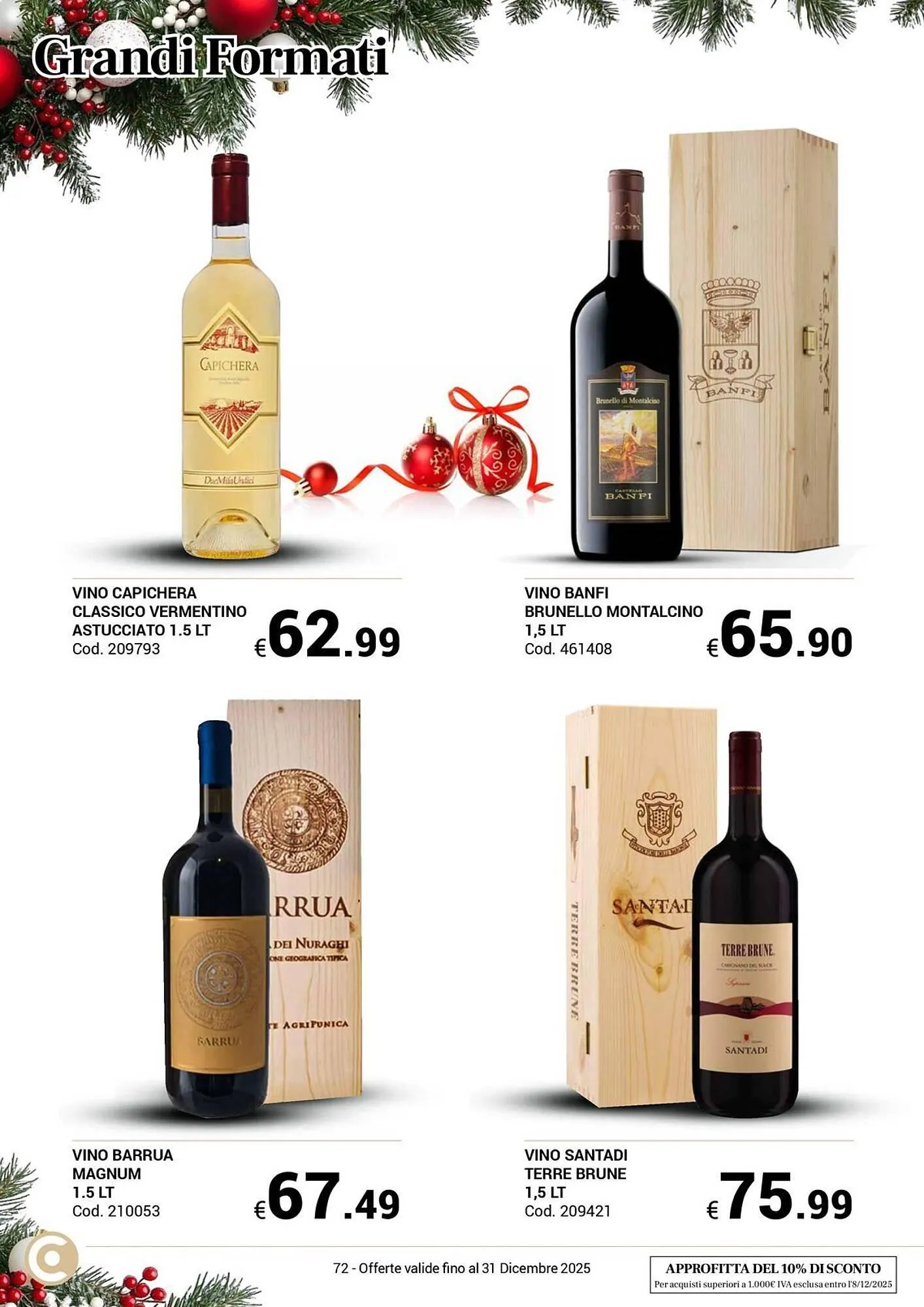 Volantino Centro Cash da 23 ottobre a 31 dicembre di 2025 - Pagina del volantino 72