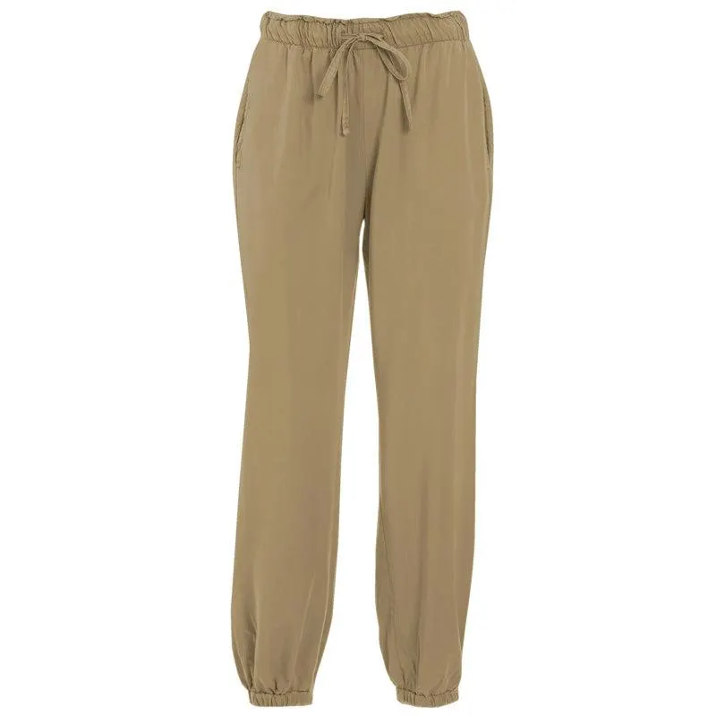 Pantalone donna Jogger in Twill Tencel