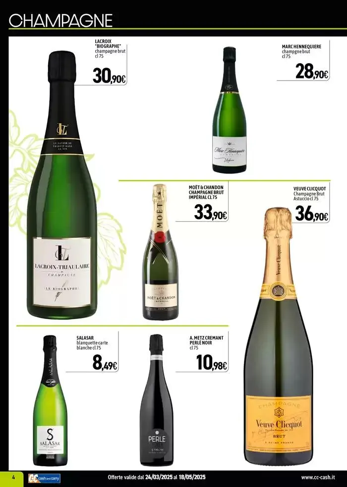 CARTA VINI da 7 aprile a 18 maggio di 2025 - Pagina del volantino 4