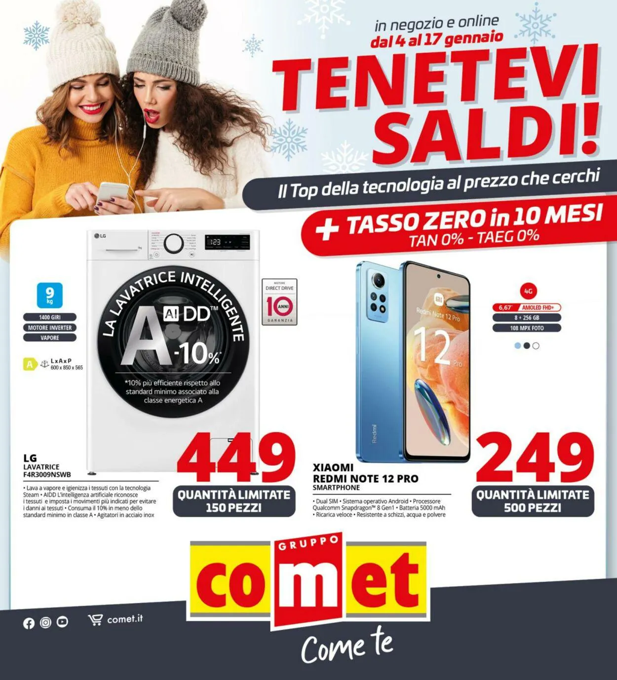 Comet Volantino attuale da 4 gennaio a 17 gennaio di 2024 - Pagina del volantino 1