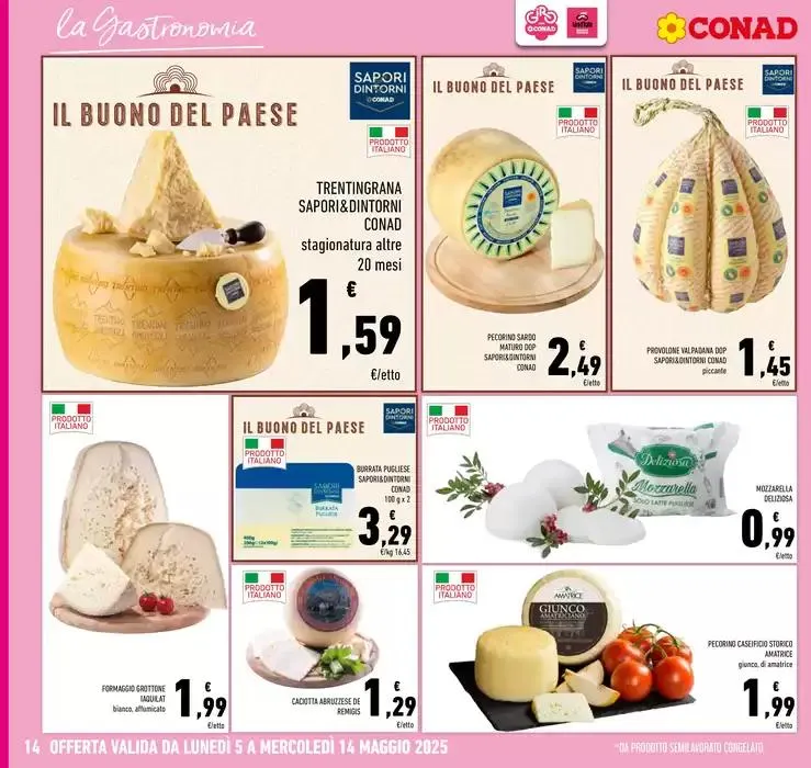 Conad apre a Lizzano! da 5 maggio a 14 maggio di 2025 - Pagina del volantino 14