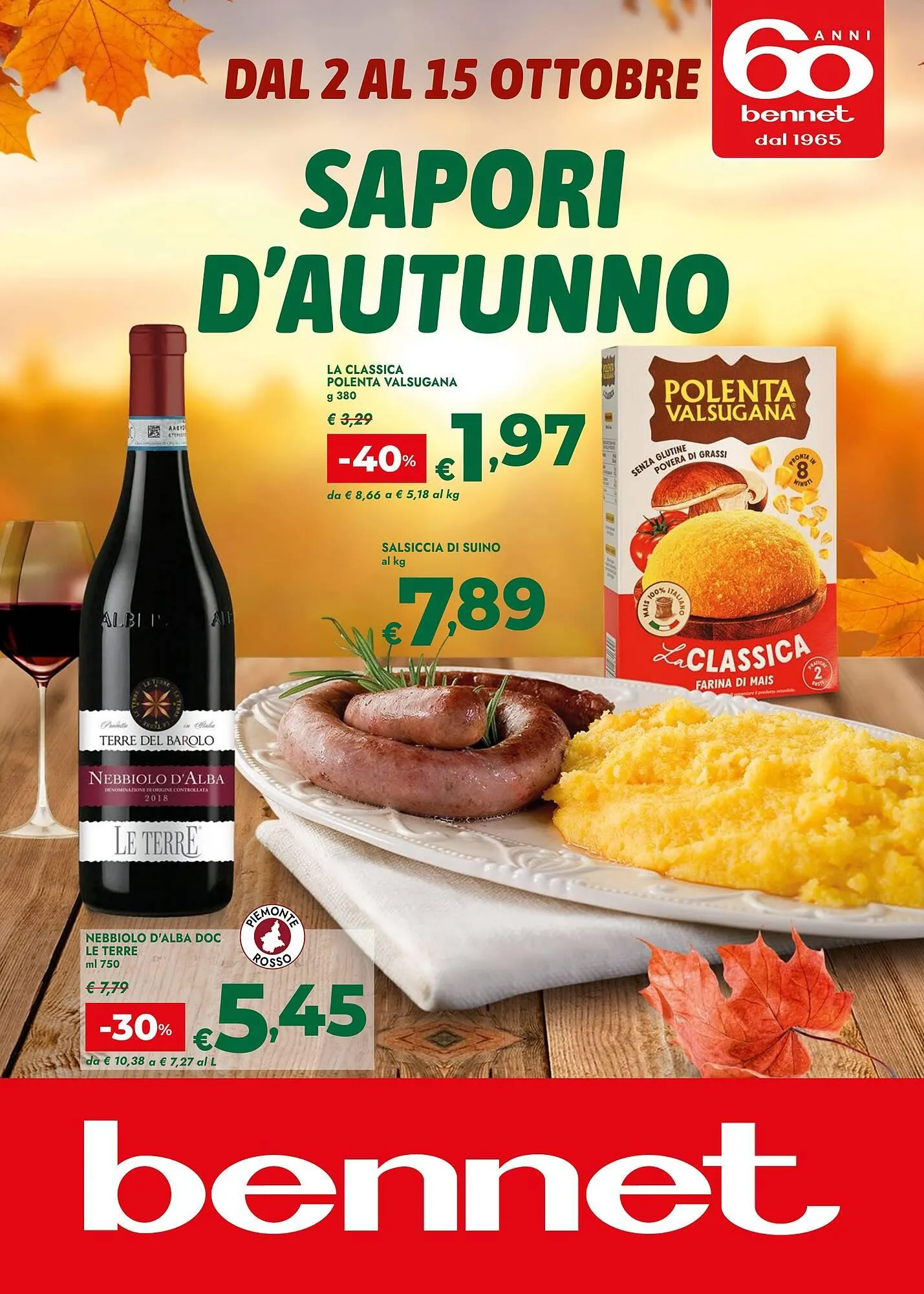 Volantino Bennet da 2 ottobre a 15 ottobre di 2025 - Pagina del volantino 1