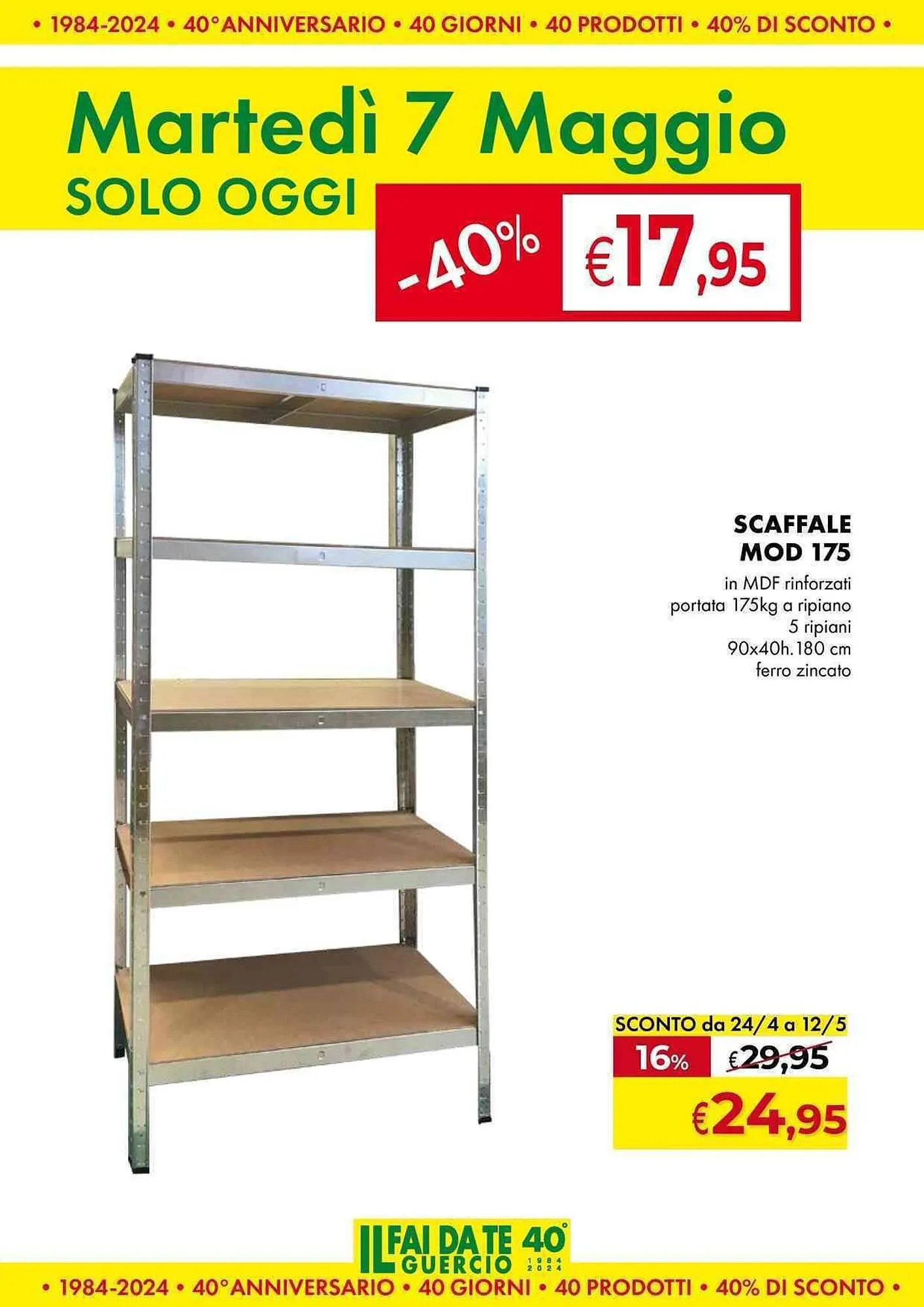 Volantino Il Fai Da Te Guercio da 25 aprile a 12 maggio di 2024 - Pagina del volantino 14