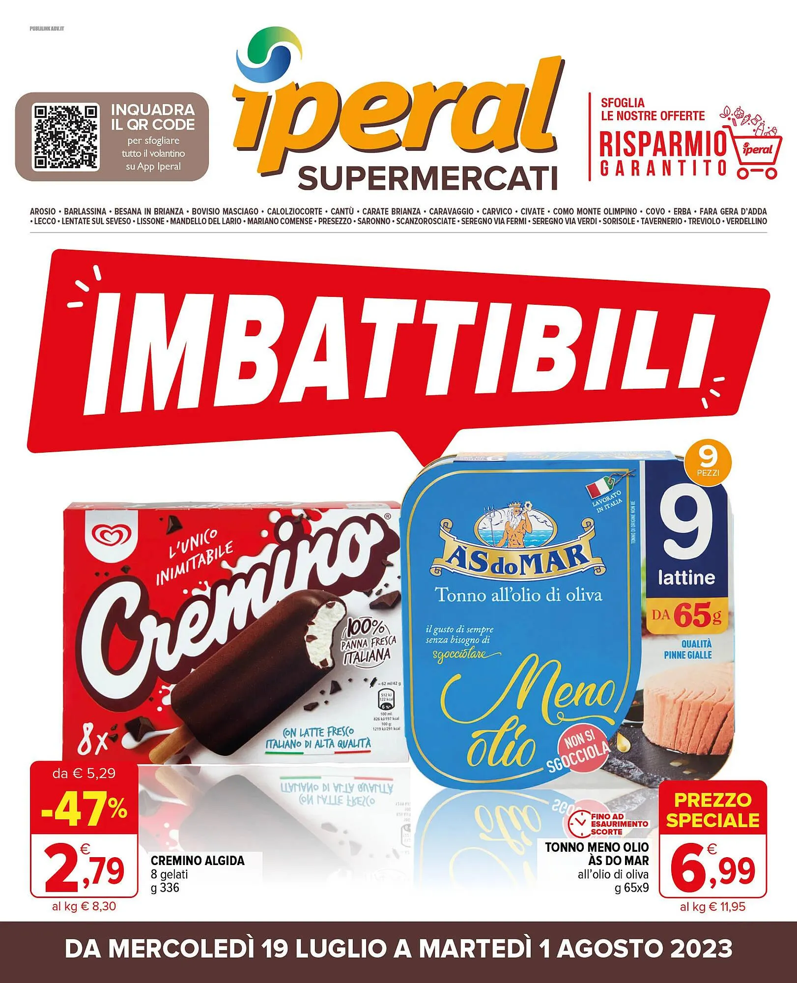 Volantino Iperal da 19 luglio a 1 agosto di 2023 - Pagina del volantino 1