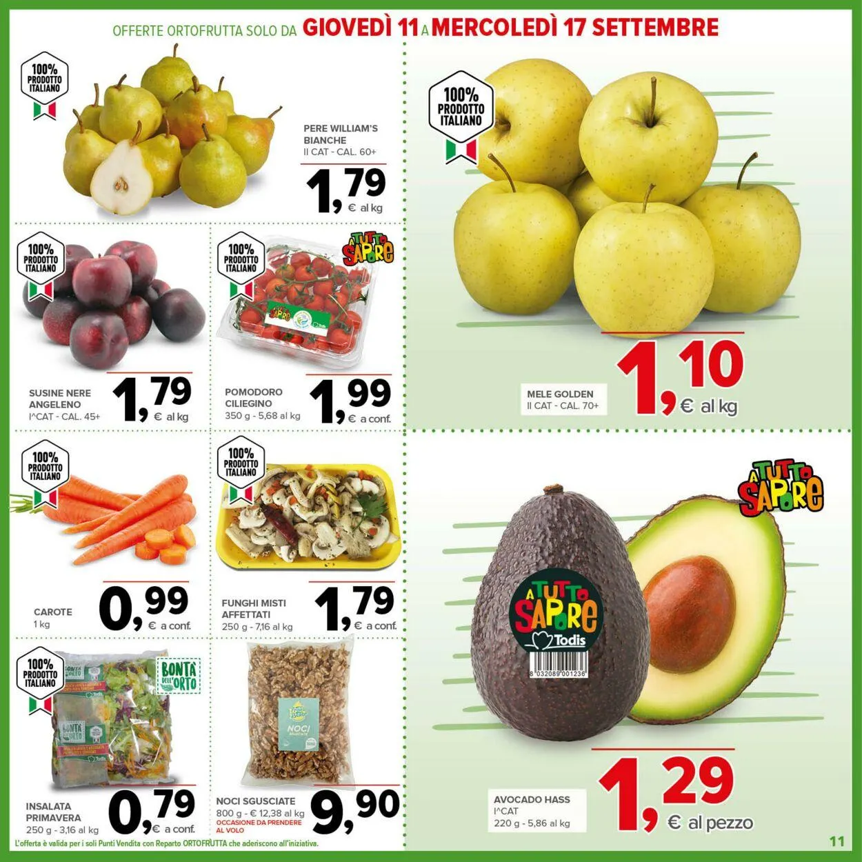 Todis Volantino attuale da 12 novembre a 26 novembre di 2025 - Pagina del volantino 11