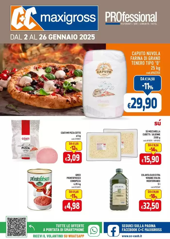  Professional ristoranti, bar, comunità, hotel da 3 gennaio a 26 gennaio di 2025 - Pagina del volantino 1