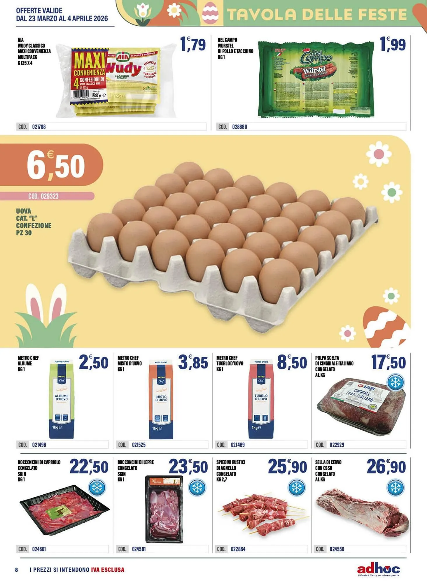 Volantino Adhoc da 23 marzo a 4 aprile di 2026 - Pagina del volantino 8