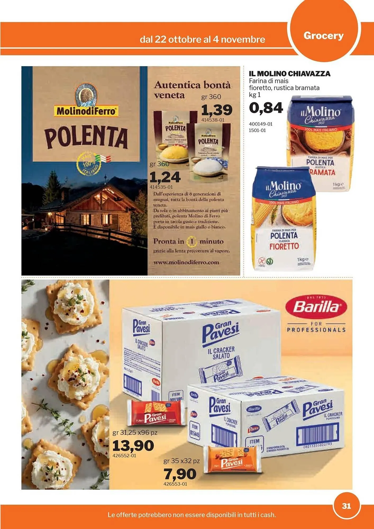 Volantino GrosMarket da 22 ottobre a 4 novembre di 2025 - Pagina del volantino 31