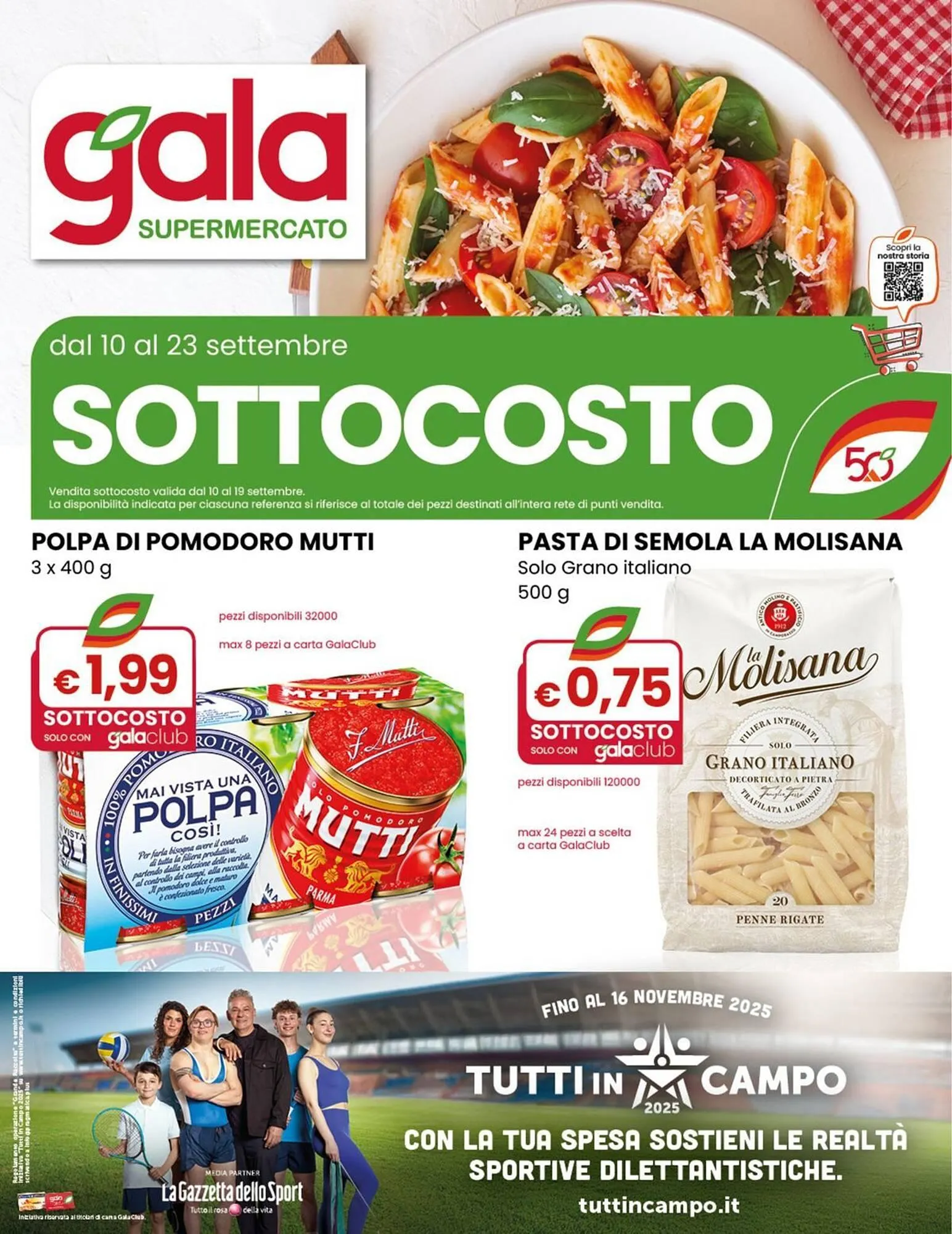 Volantino Gala Supermercati da 10 settembre a 23 settembre di 2025 - Pagina del volantino 1