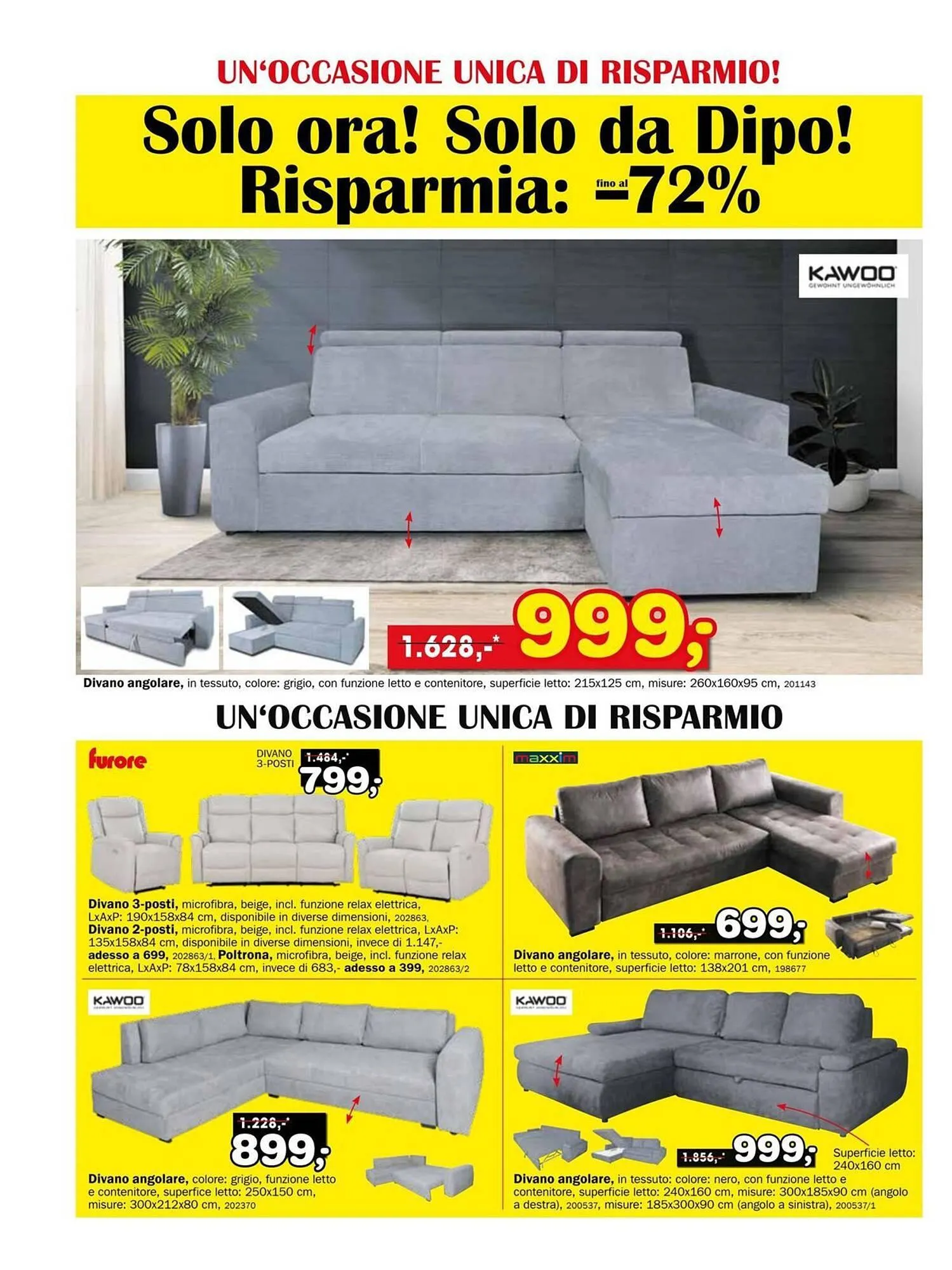 Volantino Dipo Arredamenti da 29 dicembre a 11 gennaio di 2026 - Pagina del volantino 8