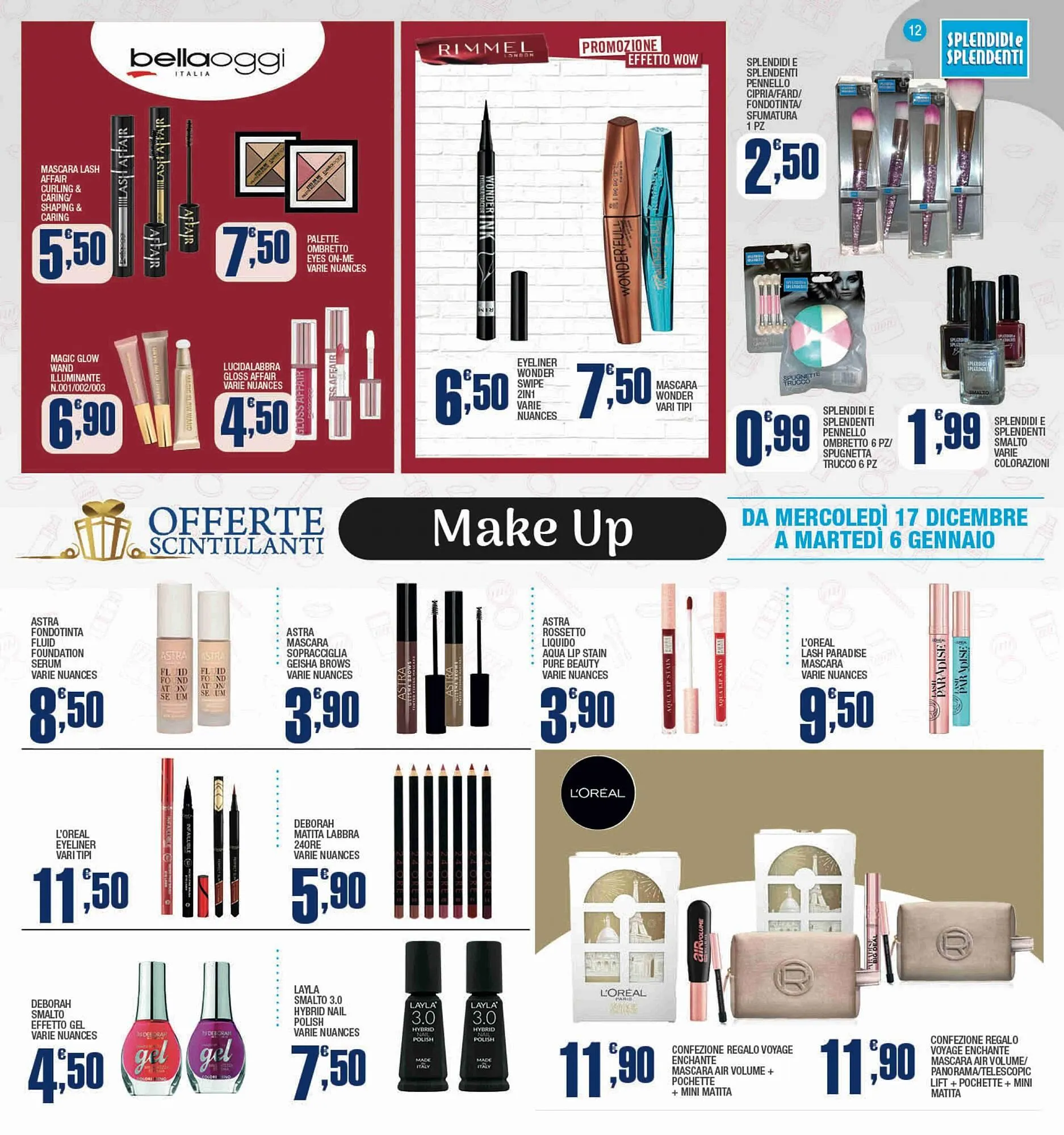 Volantino Splendidi e Splendenti da 17 dicembre a 6 gennaio di 2026 - Pagina del volantino 12