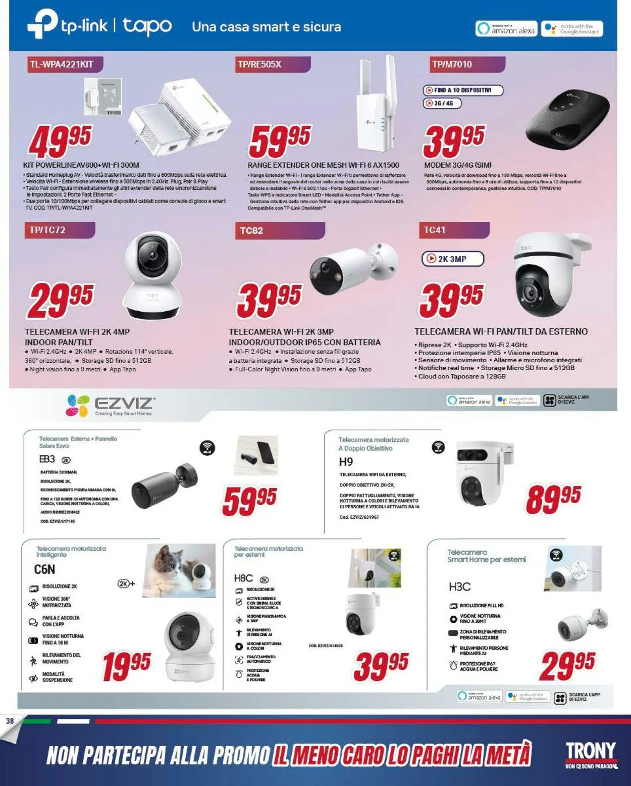 Trony - Palermo Volantino attuale da 22 maggio a 18 giugno di 2025 - Pagina del volantino 38