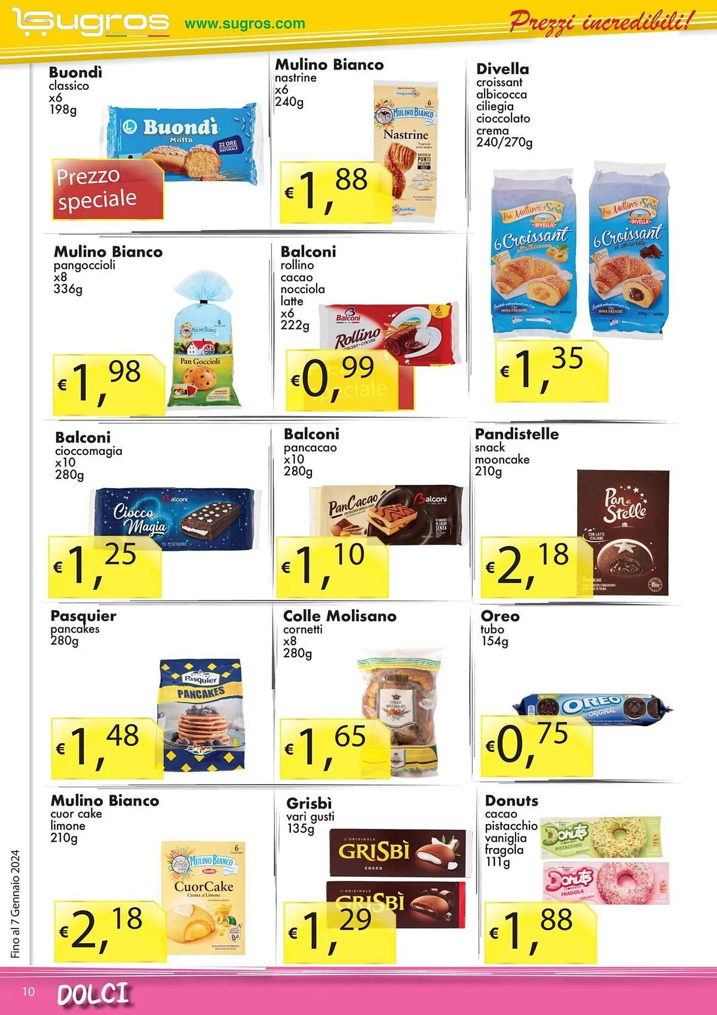 Volantino Sugros da 3 gennaio a 7 gennaio di 2024 - Pagina del volantino 10