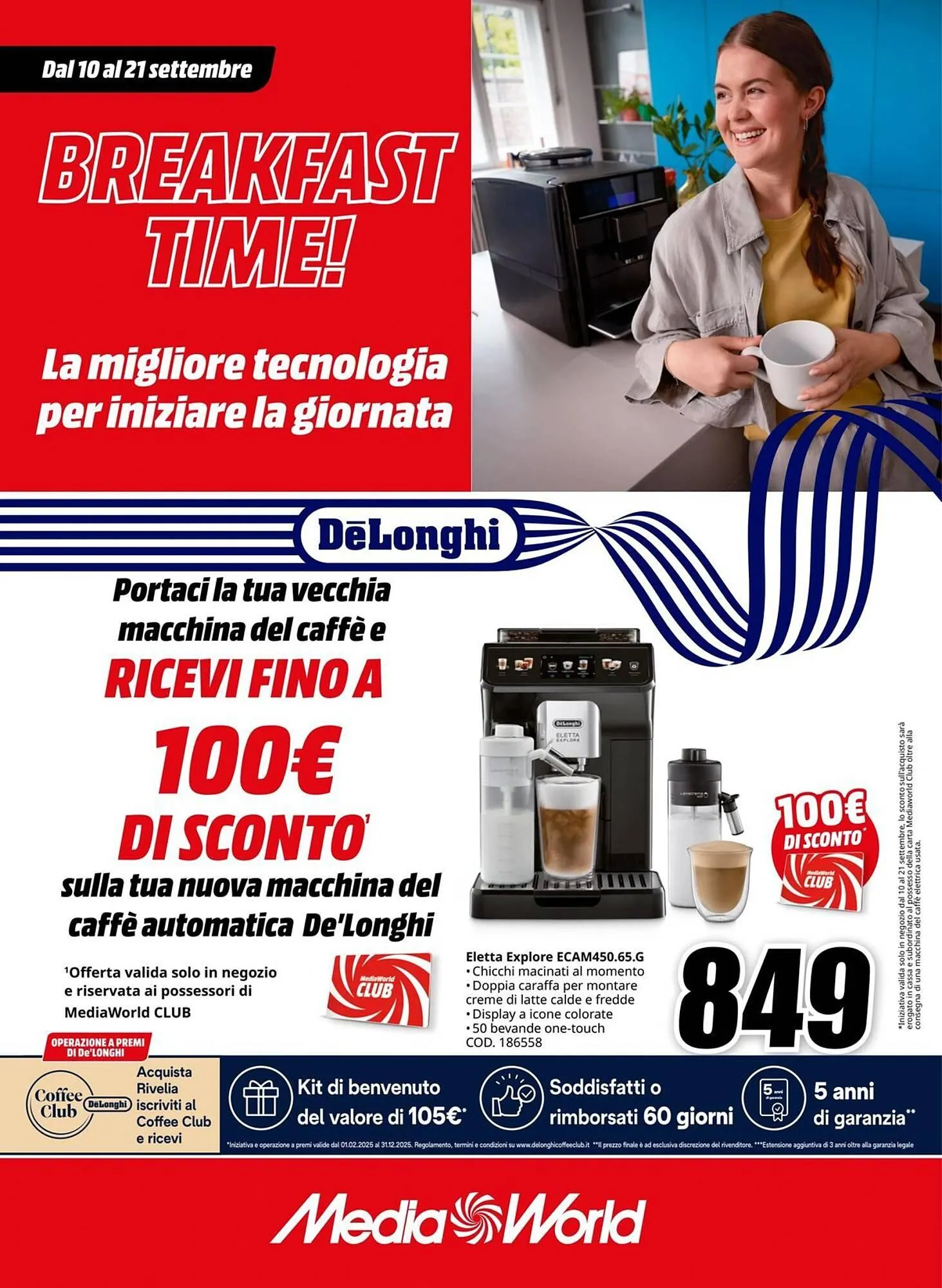 Volantino MediaWorld da 10 settembre a 21 settembre di 2025 - Pagina del volantino 1
