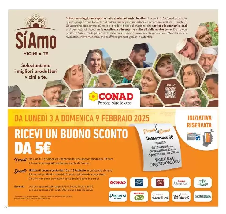 Campioni del risparmio da 30 gennaio a 9 febbraio di 2025 - Pagina del volantino 16