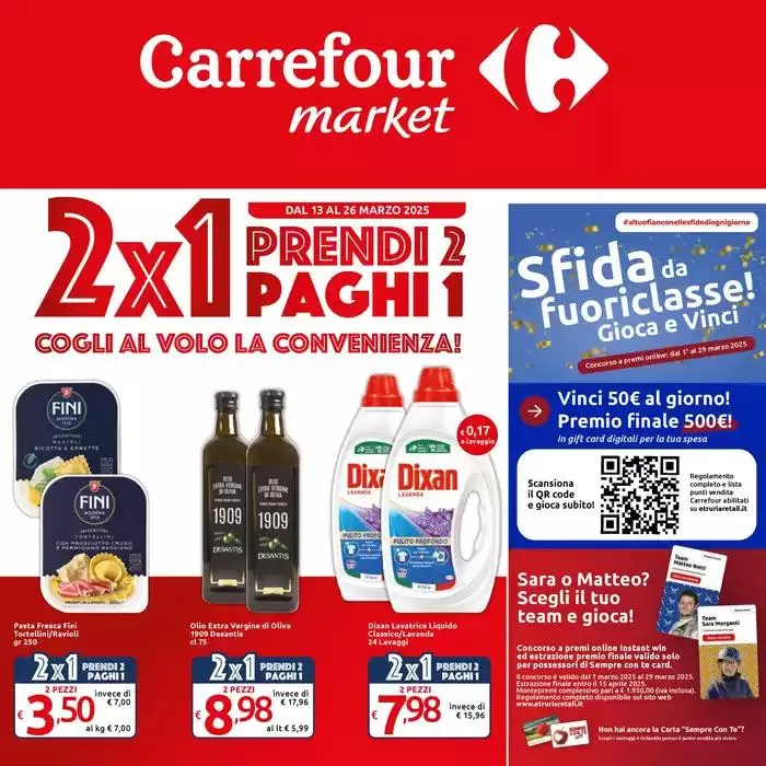 Prendi 2 paghi 1 da 13 marzo a 26 marzo di 2025 - Pagina del volantino 1