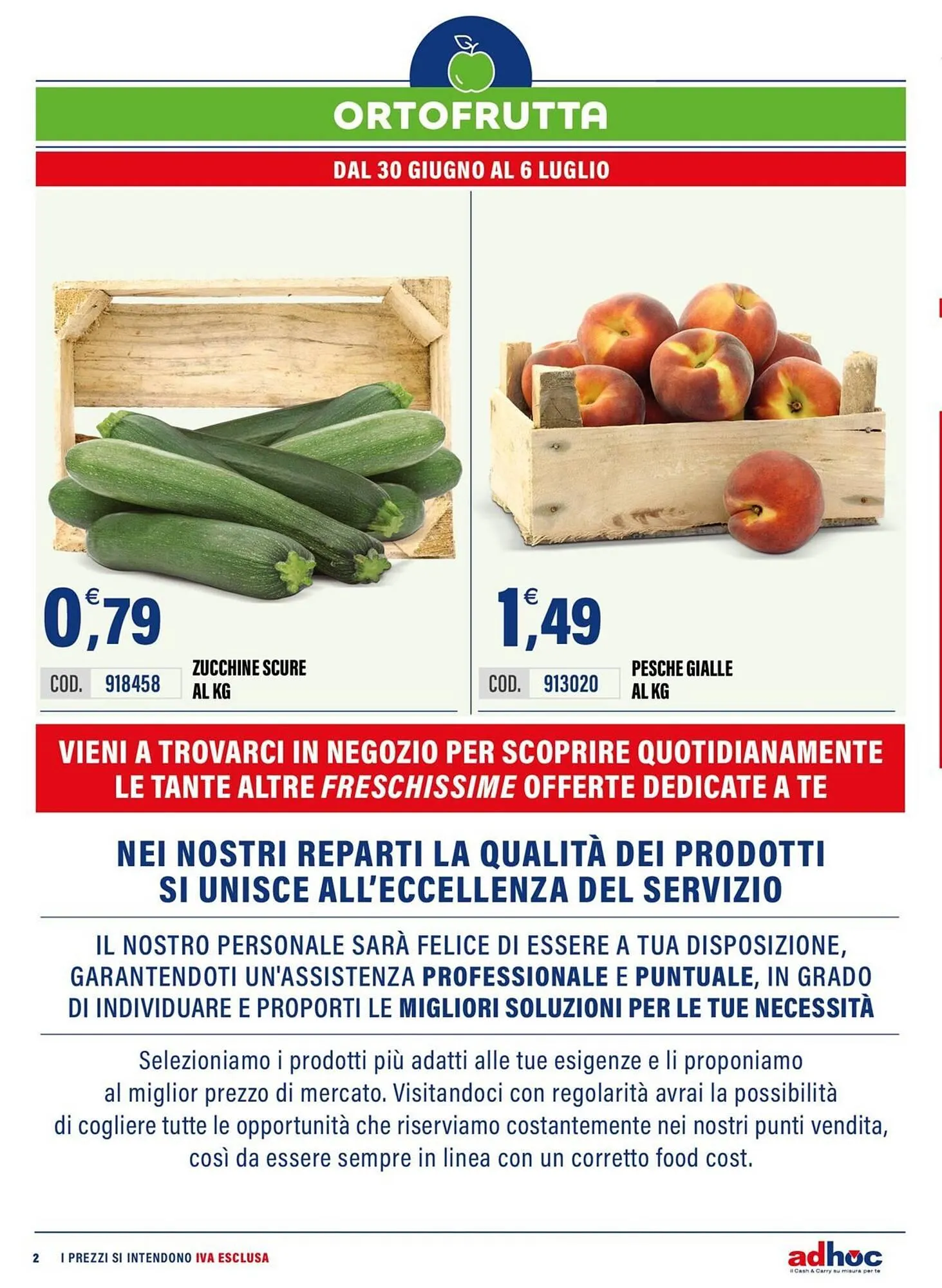 Volantino Adhoc da 30 giugno a 13 luglio di 2025 - Pagina del volantino 2