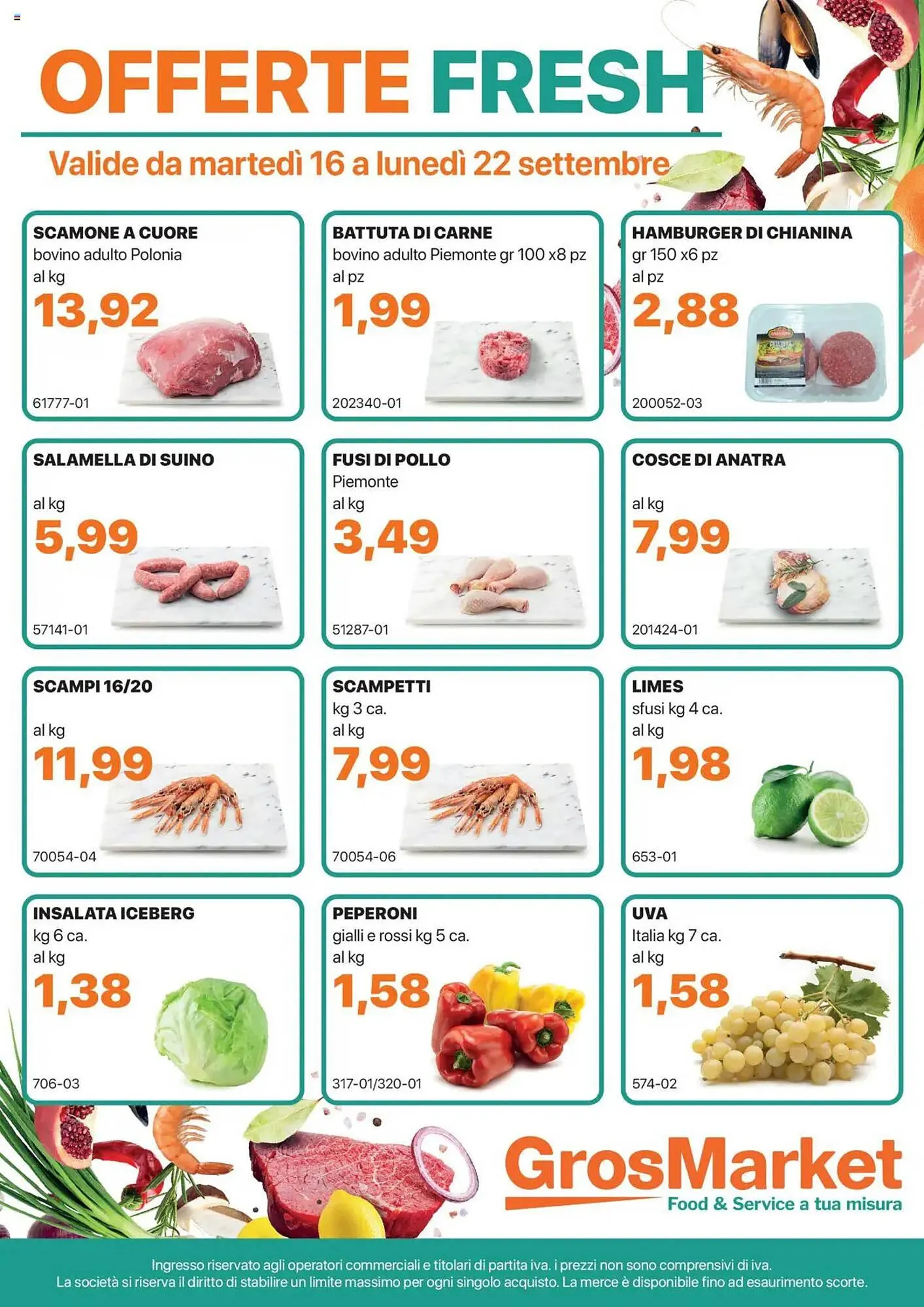 Volantino GrosMarket da 16 settembre a 22 settembre di 2025 - Pagina del volantino 1