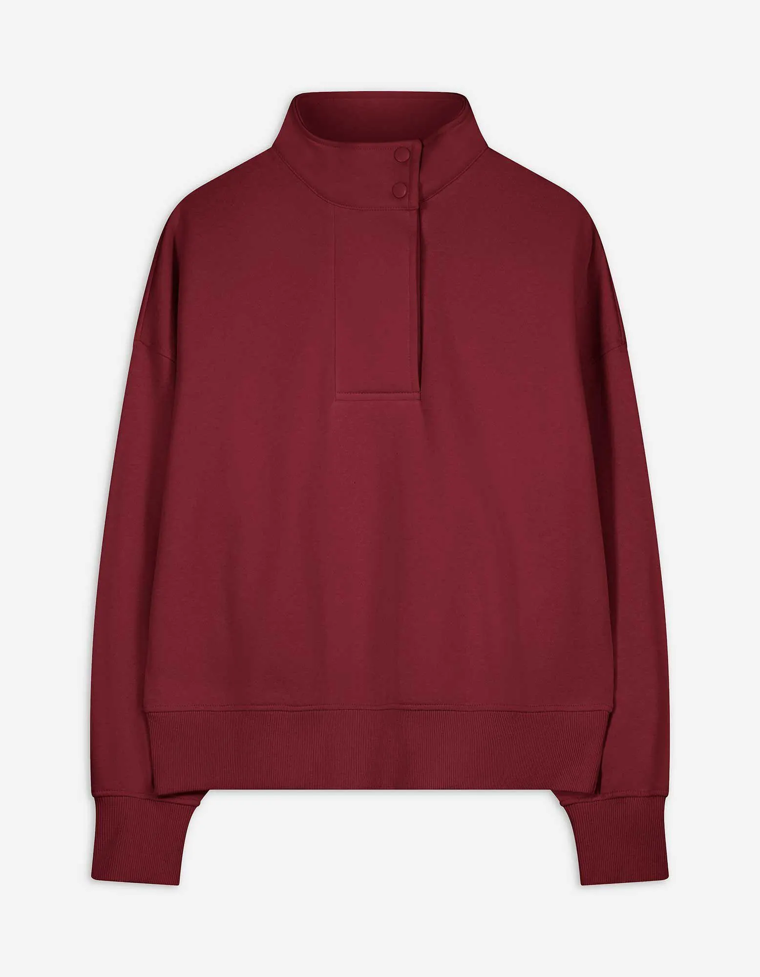 Pullover - Pulsante a pressione - rosso scuro