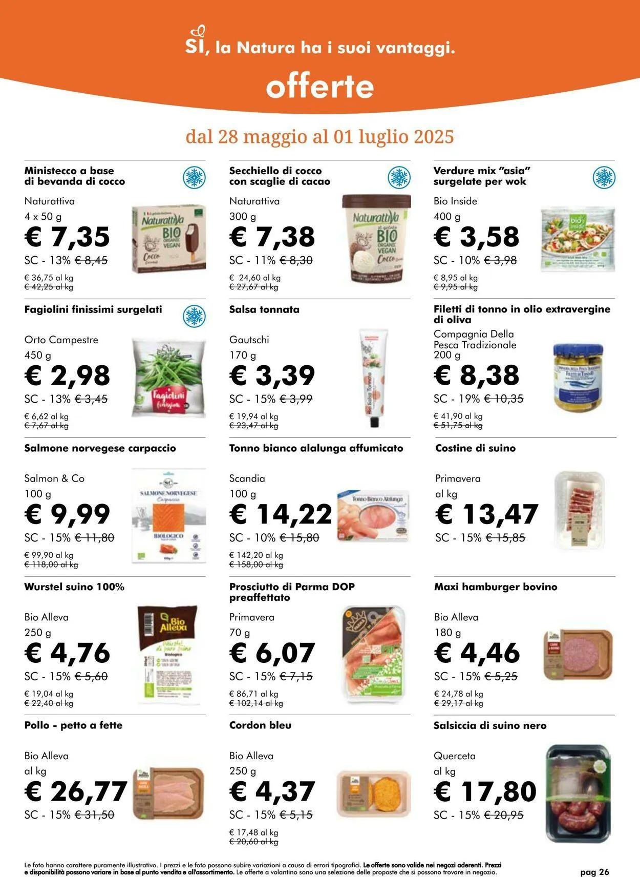 Natura Sì Volantino attuale da 8 luglio a 22 luglio di 2025 - Pagina del volantino 26