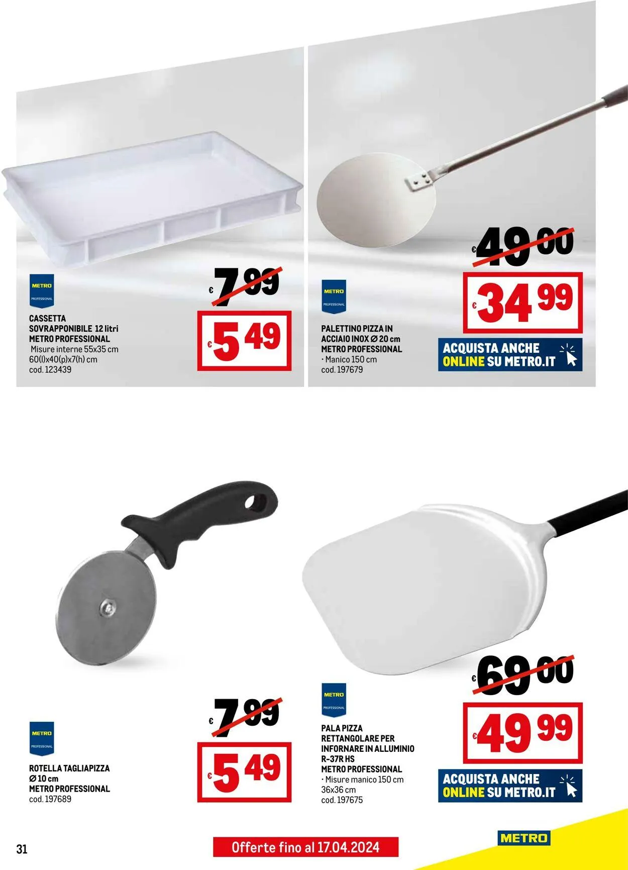 Metro Volantino attuale da 22 ottobre a 5 novembre di 2025 - Pagina del volantino 31