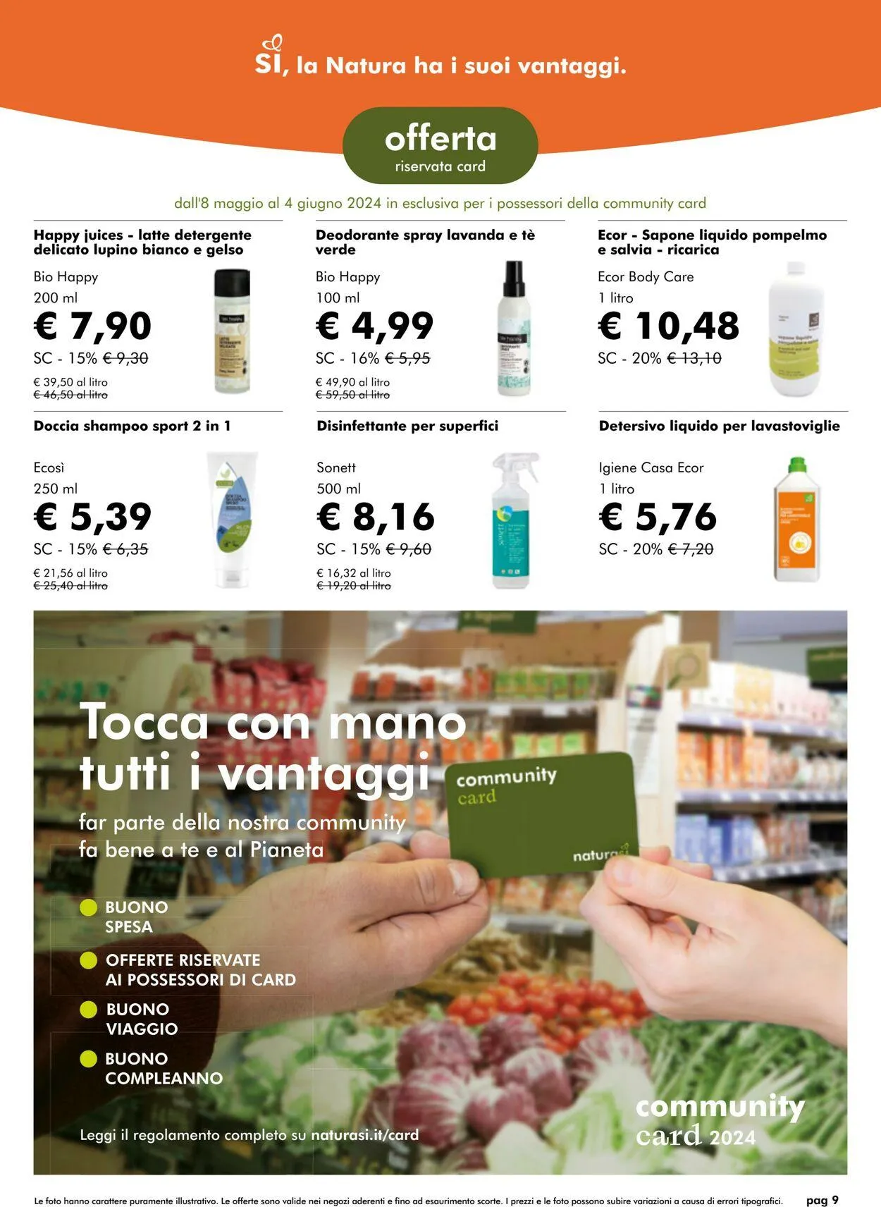 Natura Sì Volantino attuale da 7 maggio a 21 maggio di 2024 - Pagina del volantino 9
