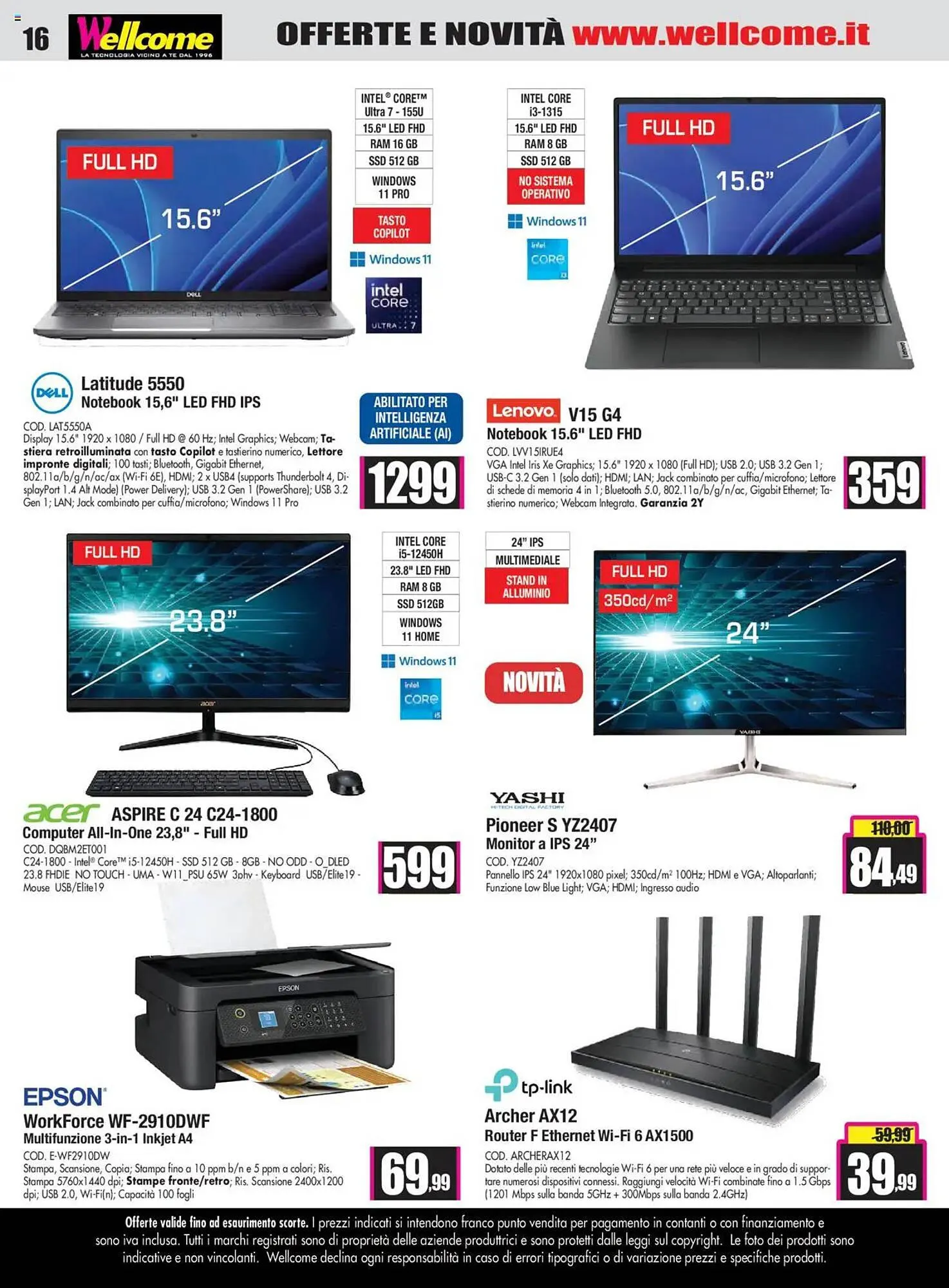 Volantino Wellcome da 18 febbraio a 31 marzo di 2025 - Pagina del volantino 16