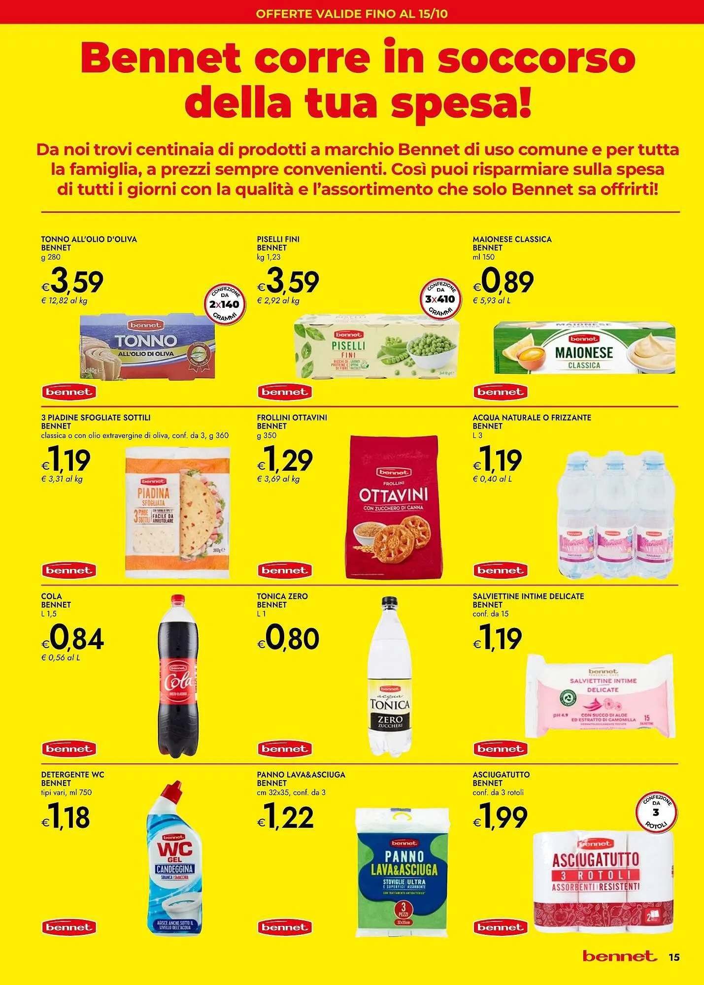 Volantino Bennet da 2 ottobre a 15 ottobre di 2025 - Pagina del volantino 15