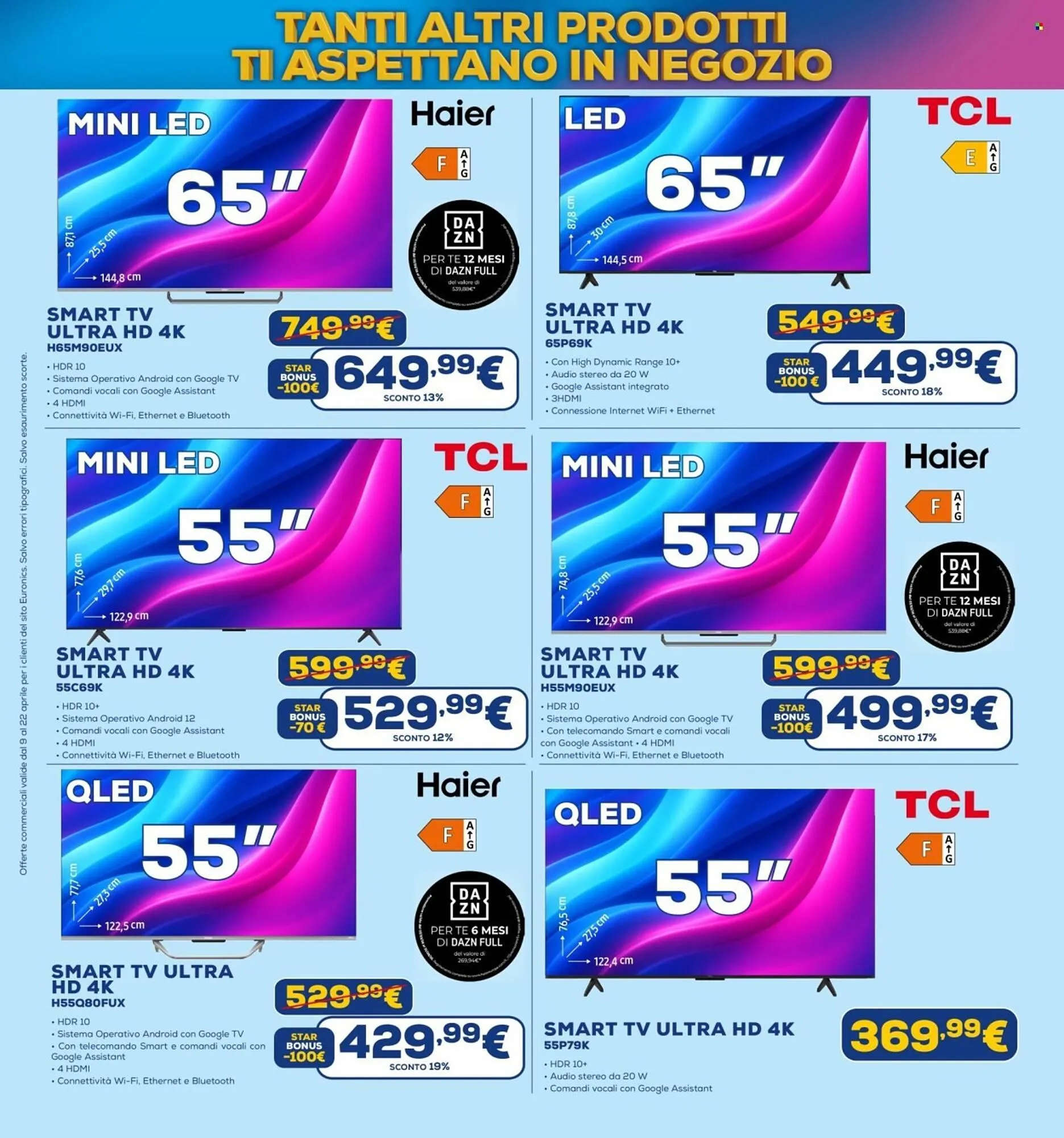 Volantino Euronics da 9 aprile a 22 aprile di 2026 - Pagina del volantino 12