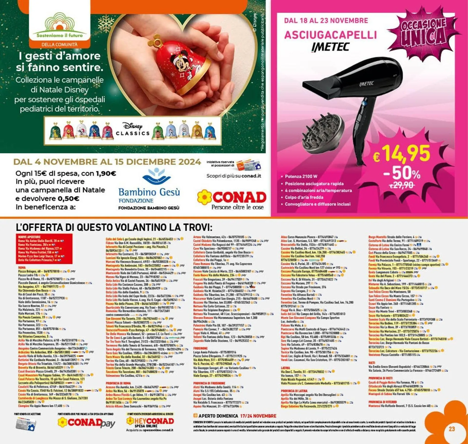 Volantino Conad da 13 novembre a 24 novembre di 2024 - Pagina del volantino 23