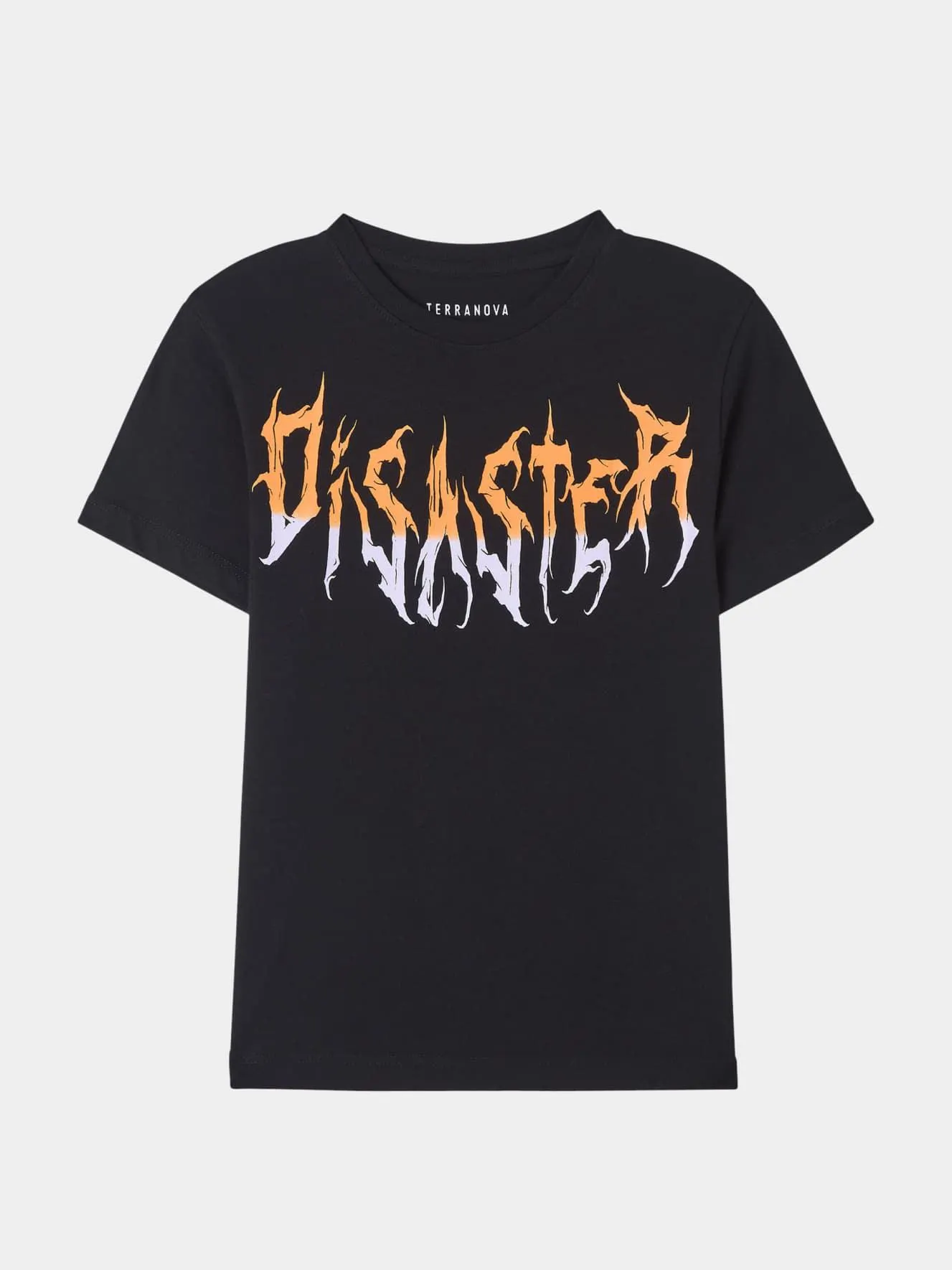 T-shirt scritta gotica Nero