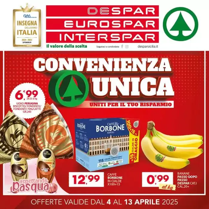 Conveneinza unica da 4 aprile a 13 aprile di 2025 - Pagina del volantino 1