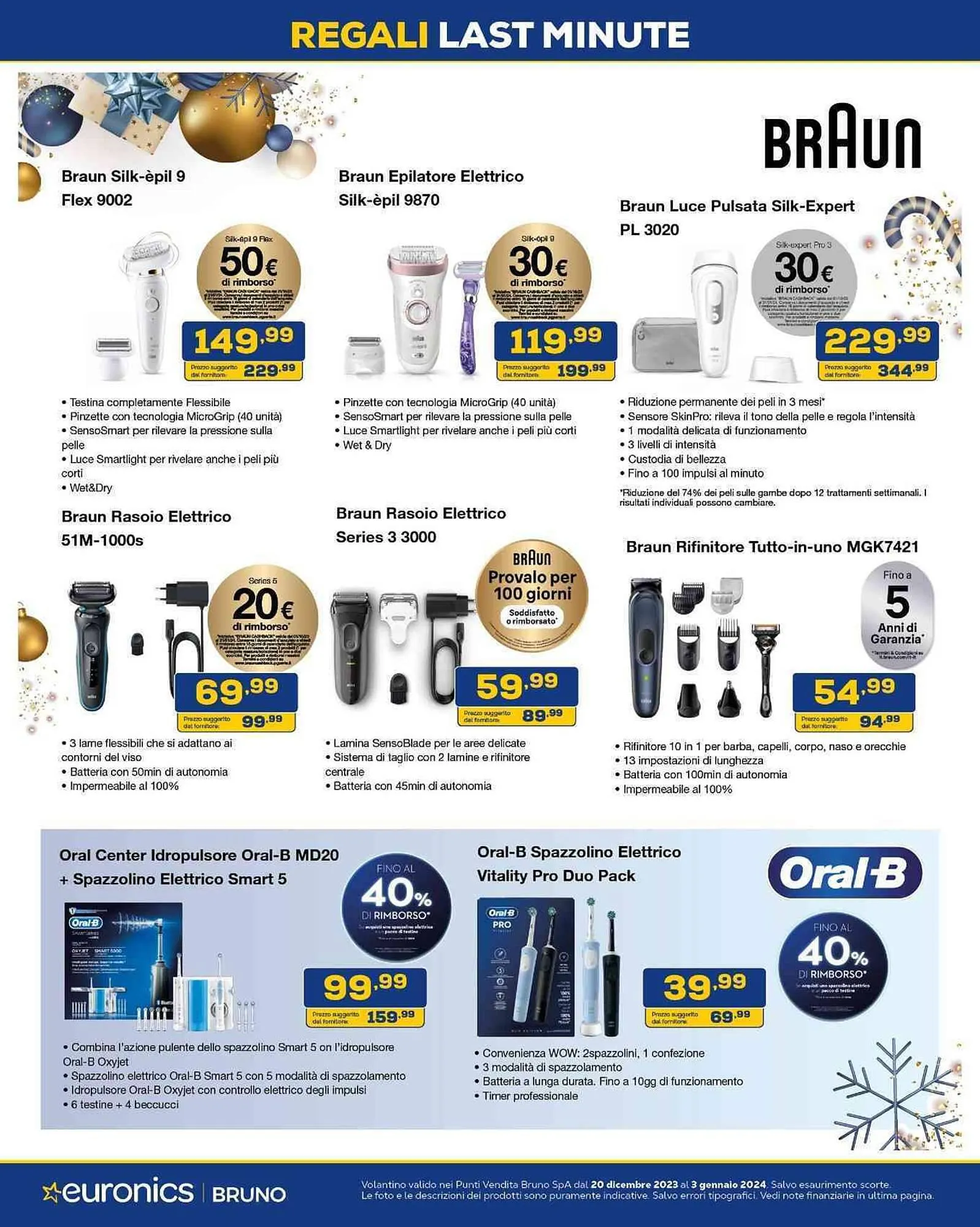Volantino Euronics da 20 dicembre a 3 gennaio di 2024 - Pagina del volantino 21