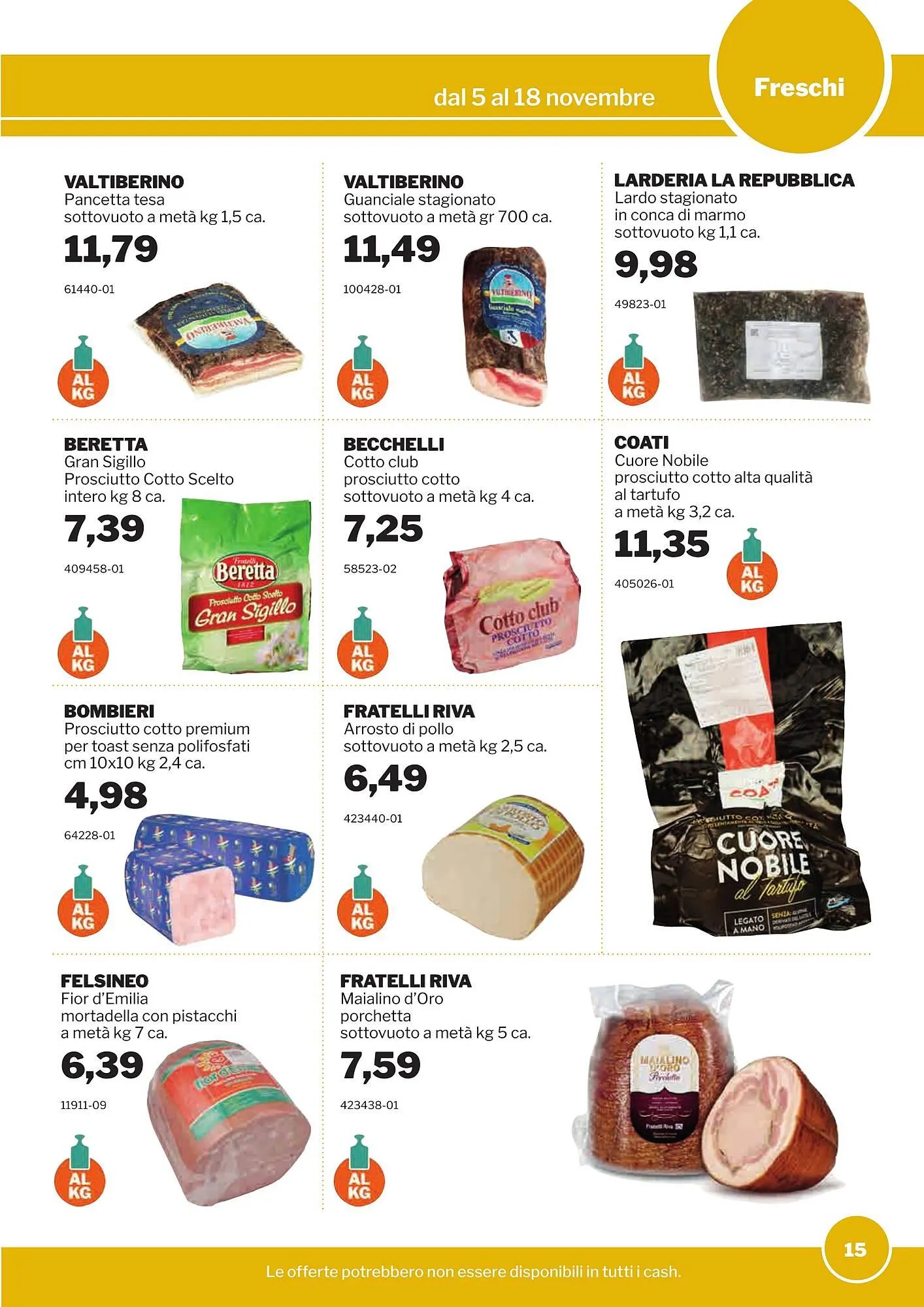 Volantino GrosMarket da 5 novembre a 18 novembre di 2025 - Pagina del volantino 15