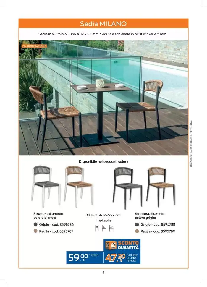 CATALOGO ARREDO da 17 marzo a 31 luglio di 2025 - Pagina del volantino 6