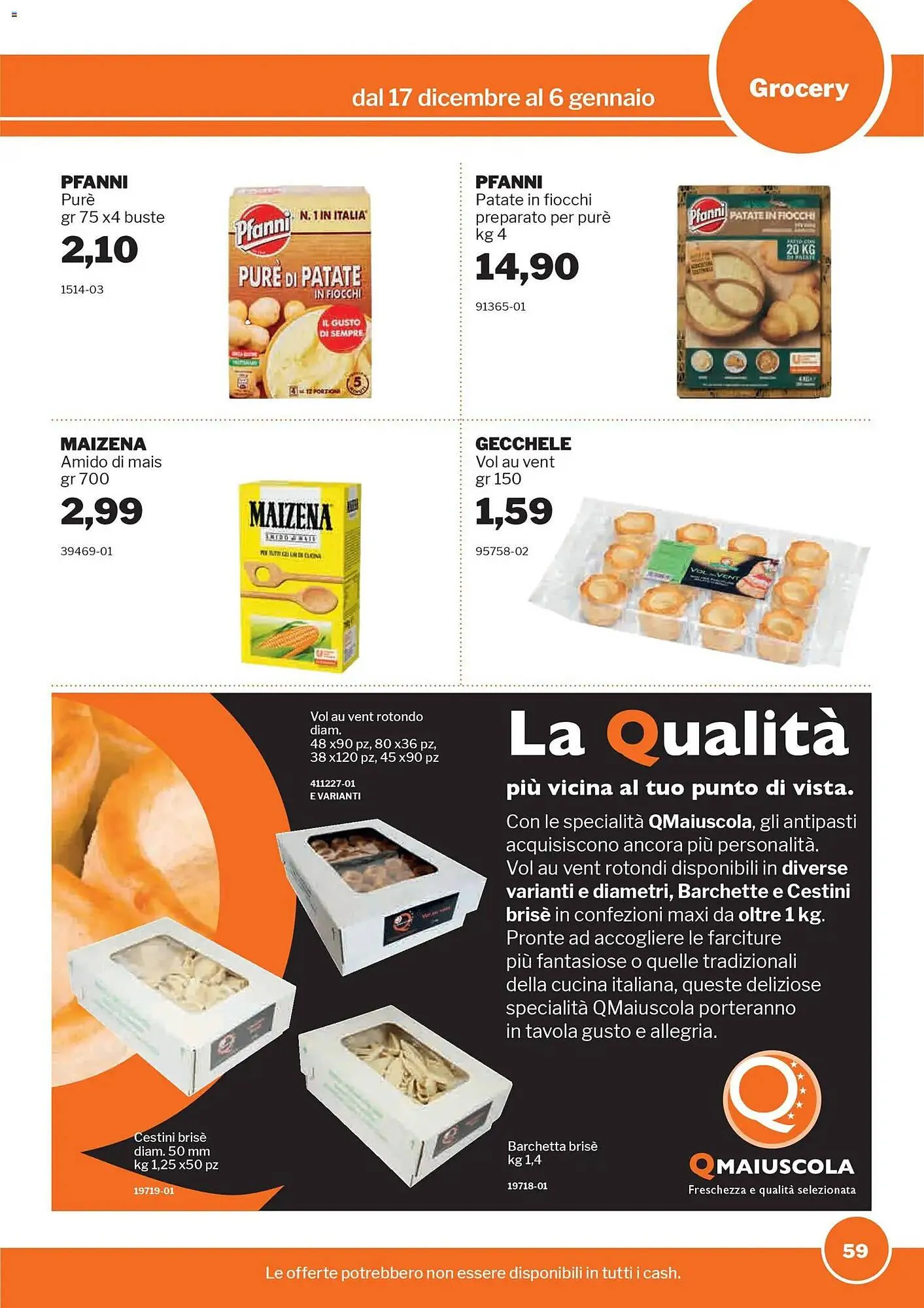 Volantino GrosMarket da 17 dicembre a 6 gennaio di 2026 - Pagina del volantino 59