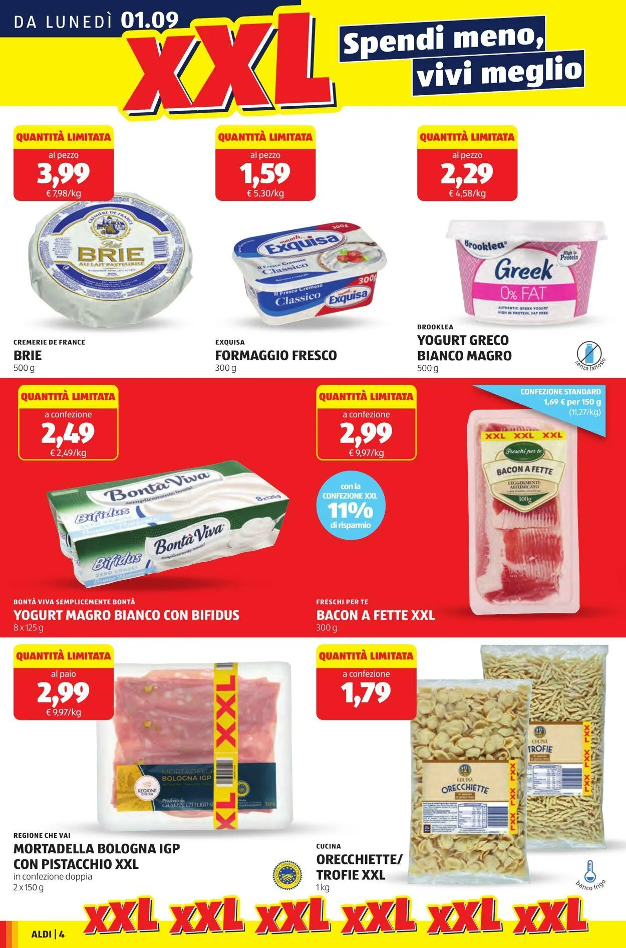 Aldi Volantino attuale da 1 settembre a 7 settembre di 2025 - Pagina del volantino 4