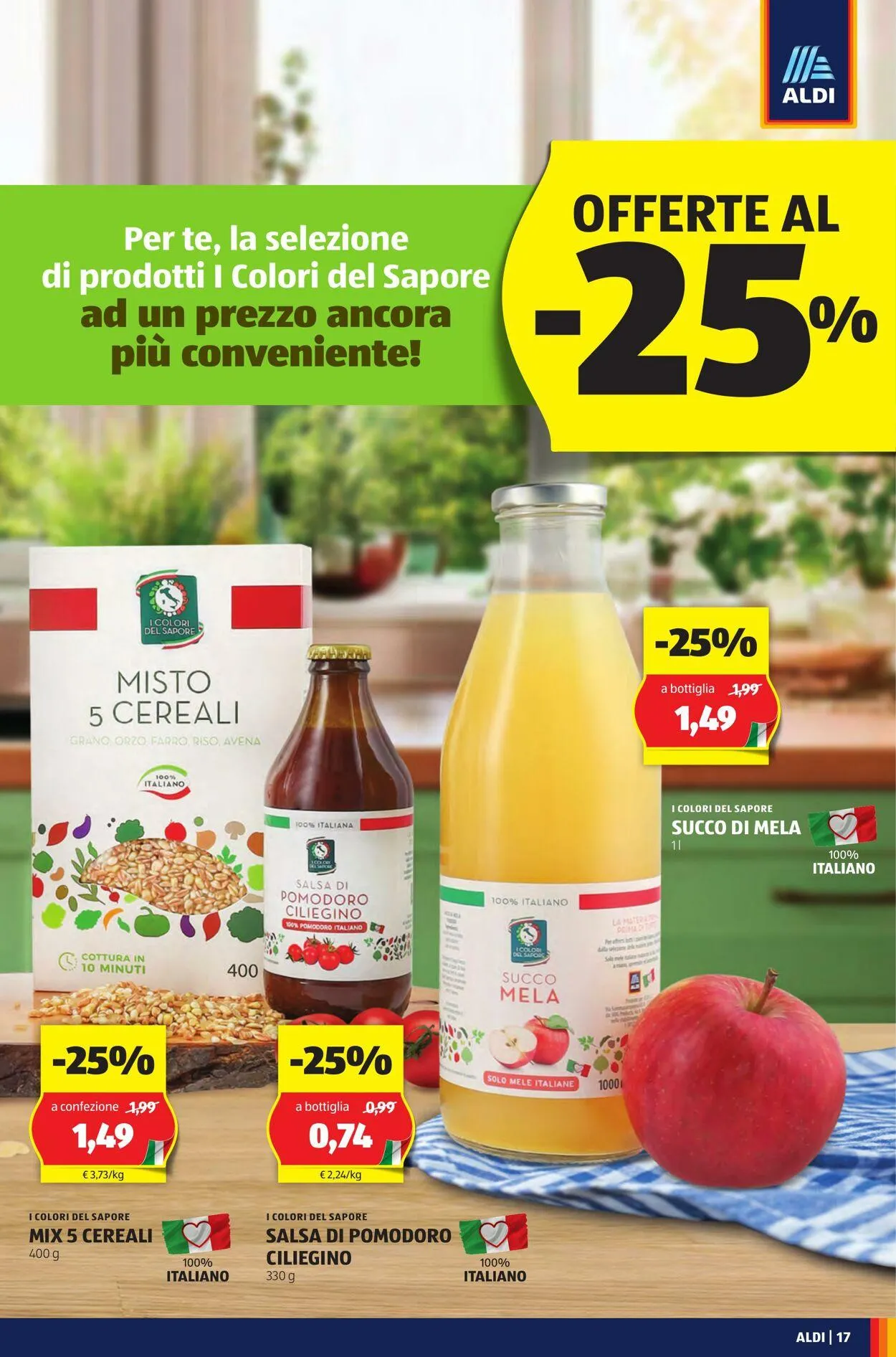 Aldi Volantino attuale da 17 marzo a 23 marzo di 2025 - Pagina del volantino 17